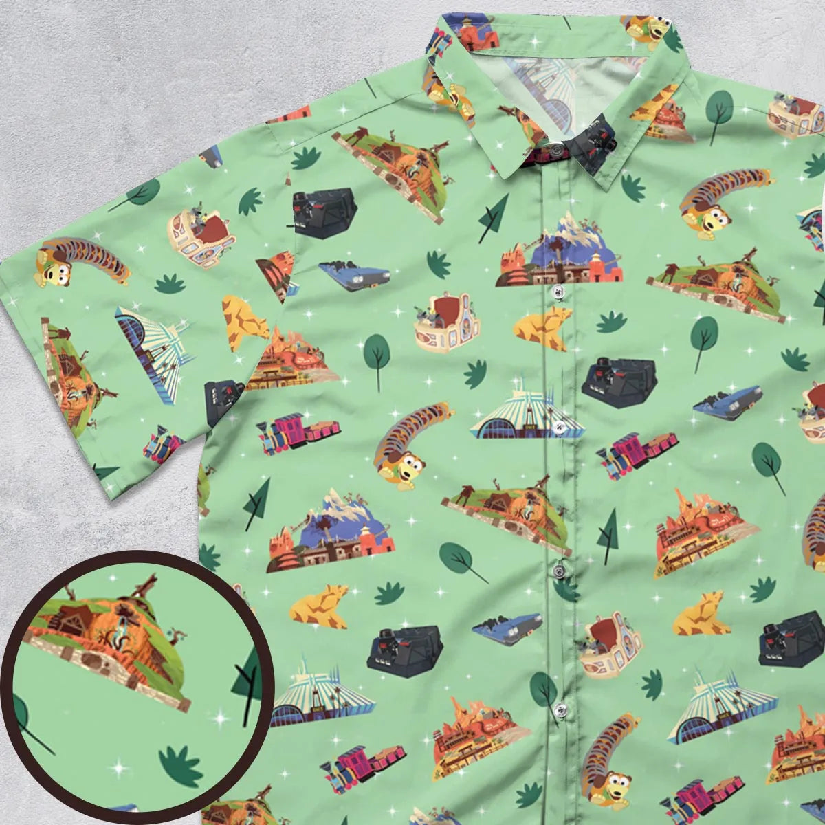 Short Sleeve Button Shirt - 3LRD5Z4D