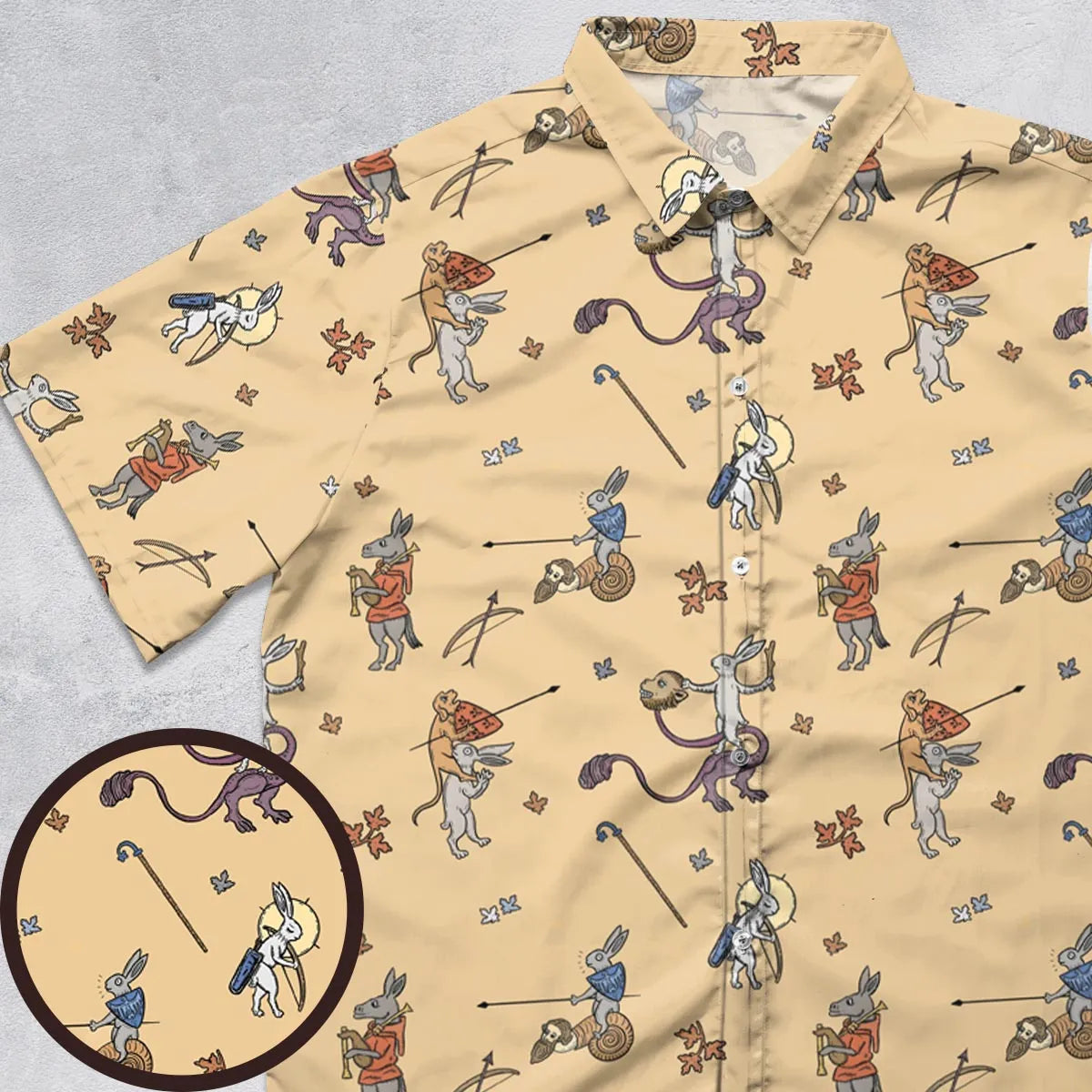 Short Sleeve Button Shirt - RMH9U7C4