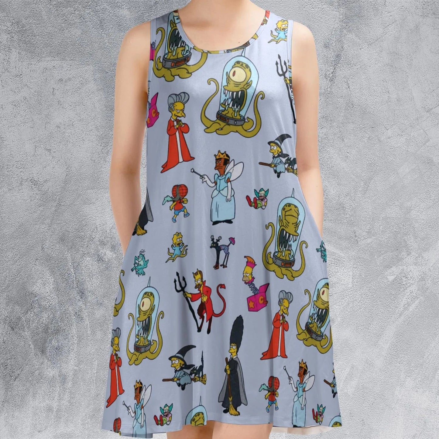 Casual Sleeveless Dress - DUG6WCL9