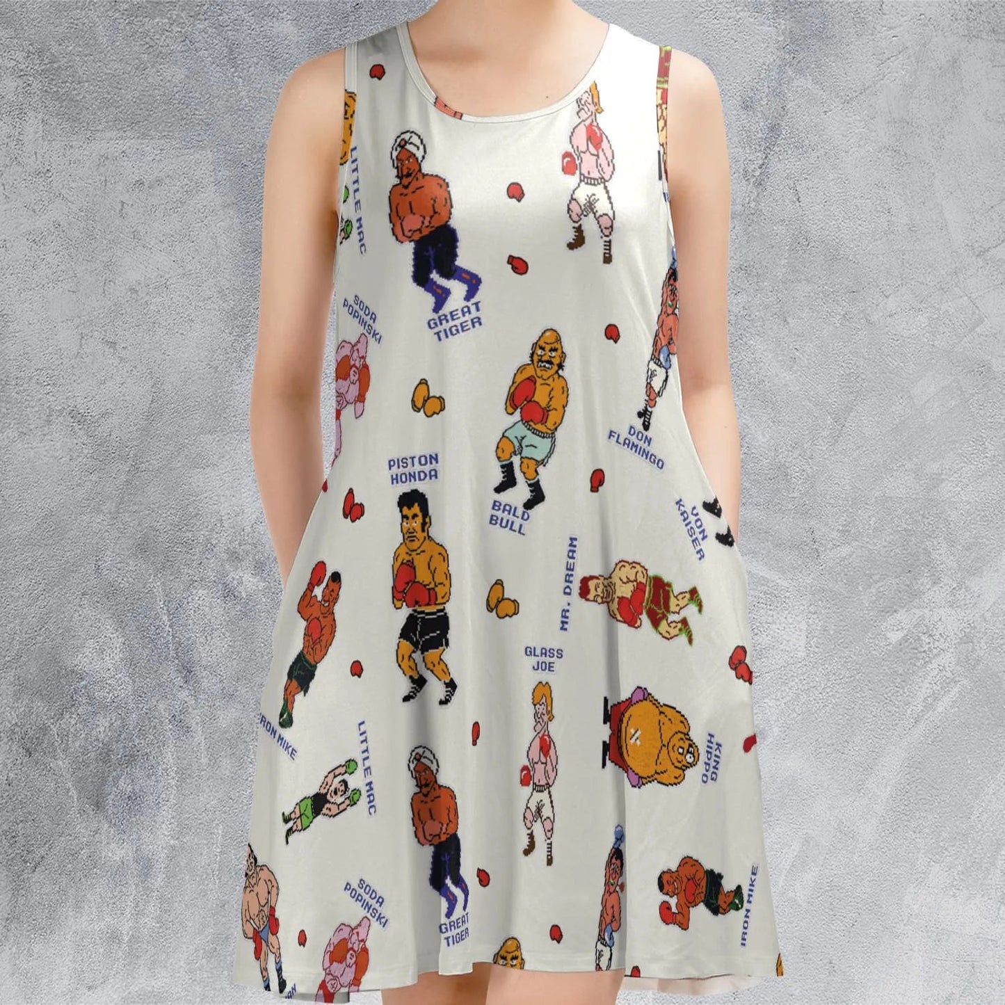 Casual Sleeveless Dress - FAC5J42W