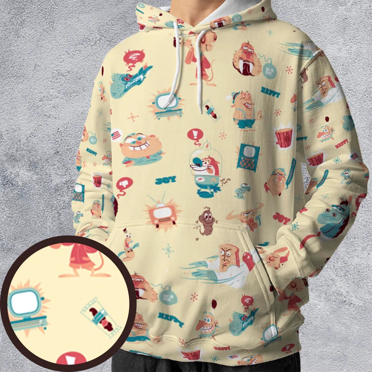 Full Print Hoodie - 4TAB6A1U