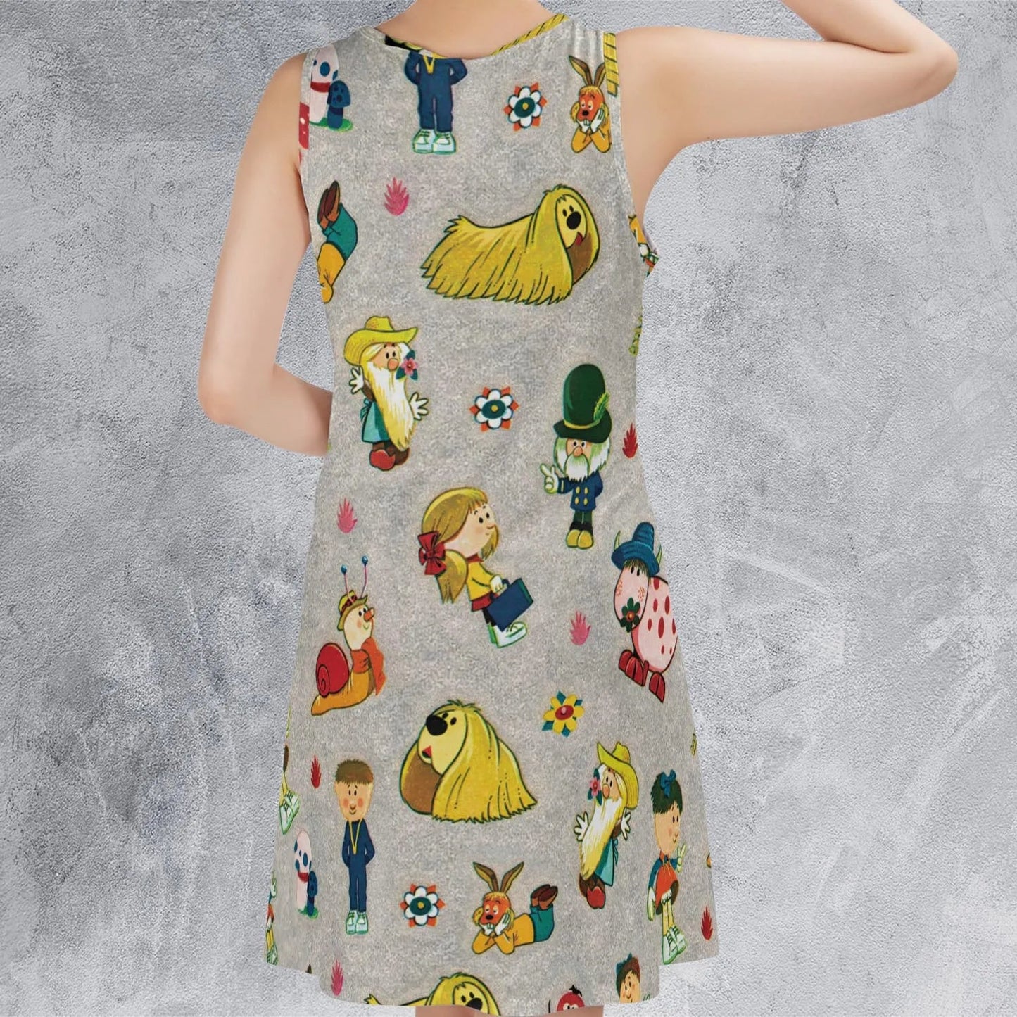 Casual Sleeveless Dress - L62G83N9