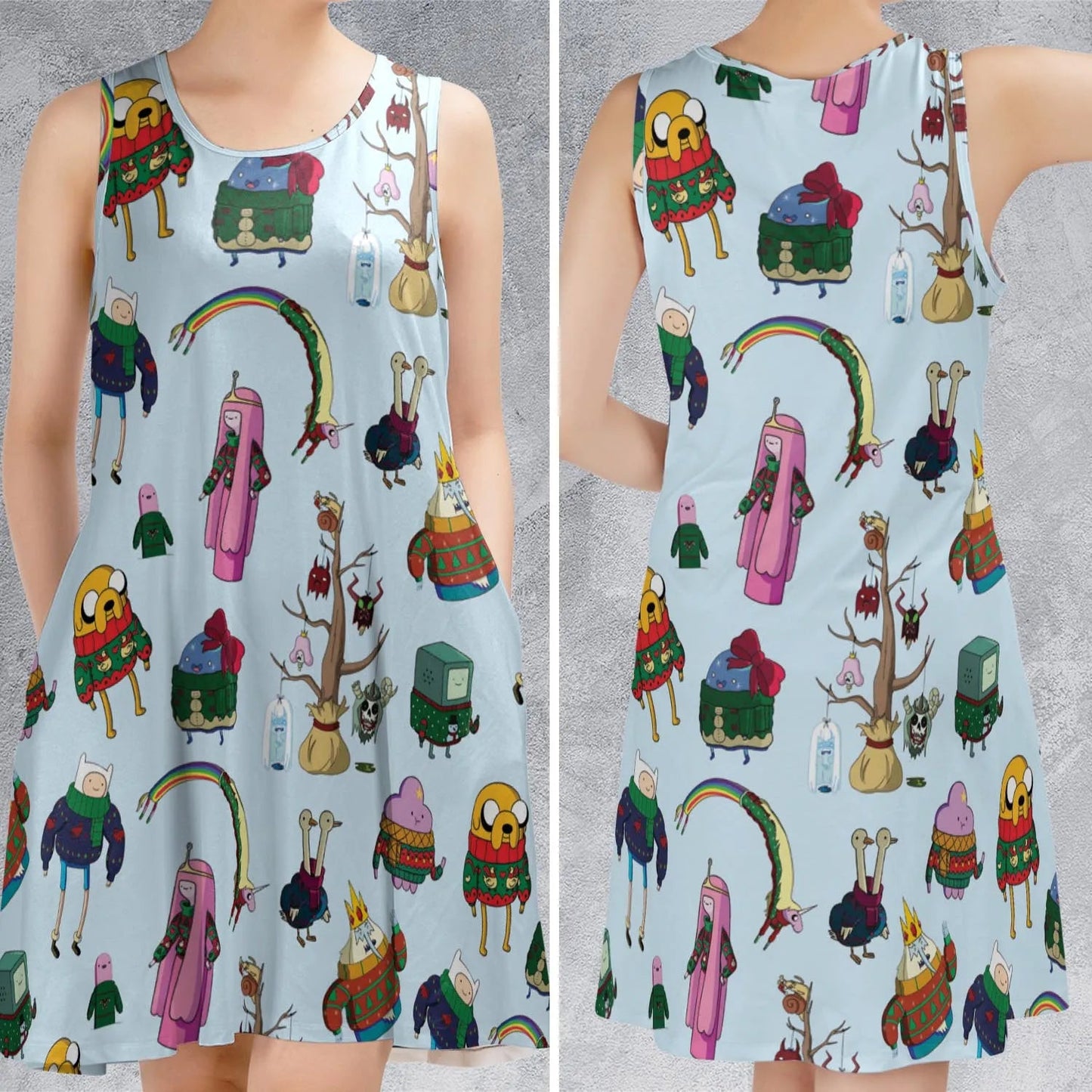 Casual Sleeveless Dress - XV6PRPS5