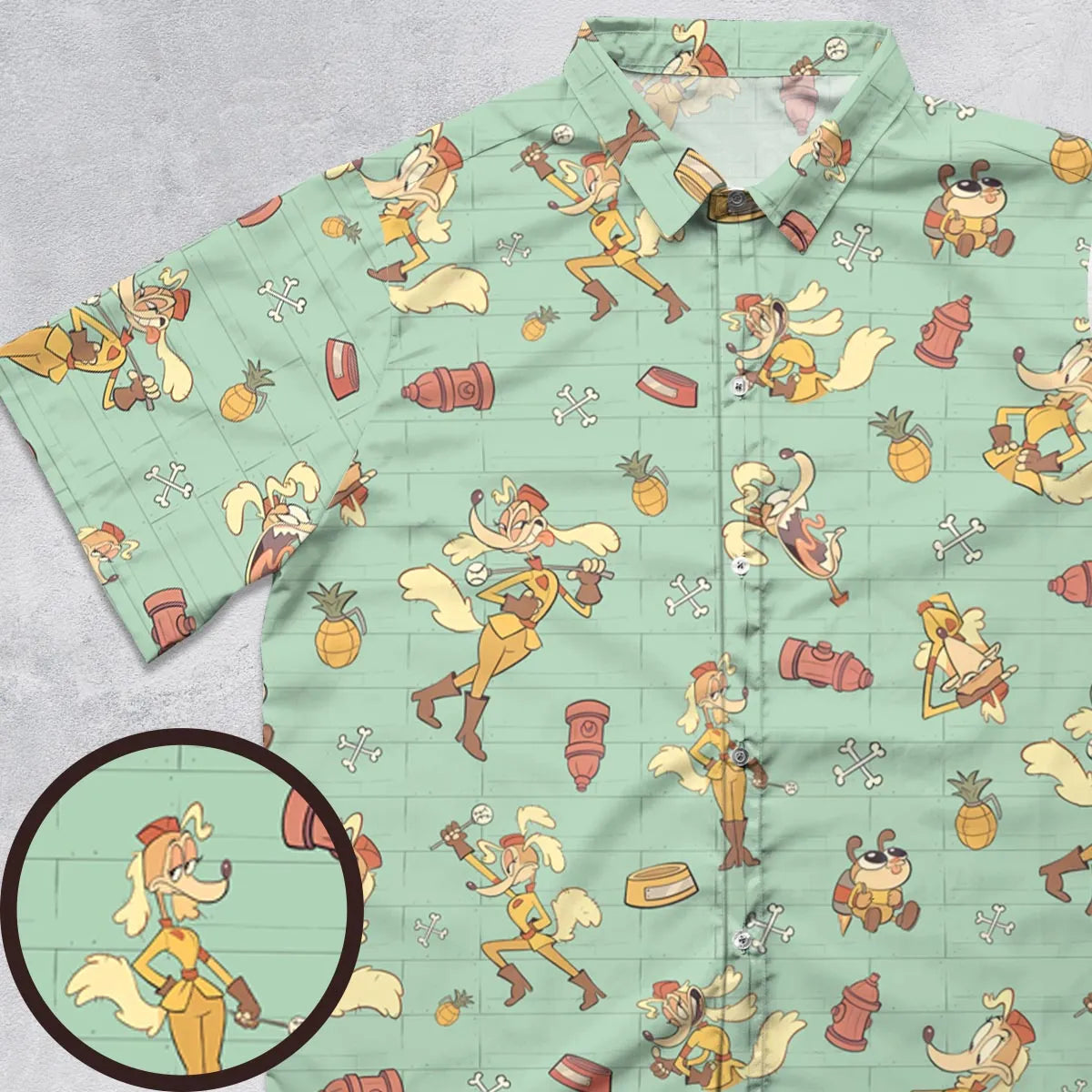 Short Sleeve Button Shirt - 6ZAVFUBP