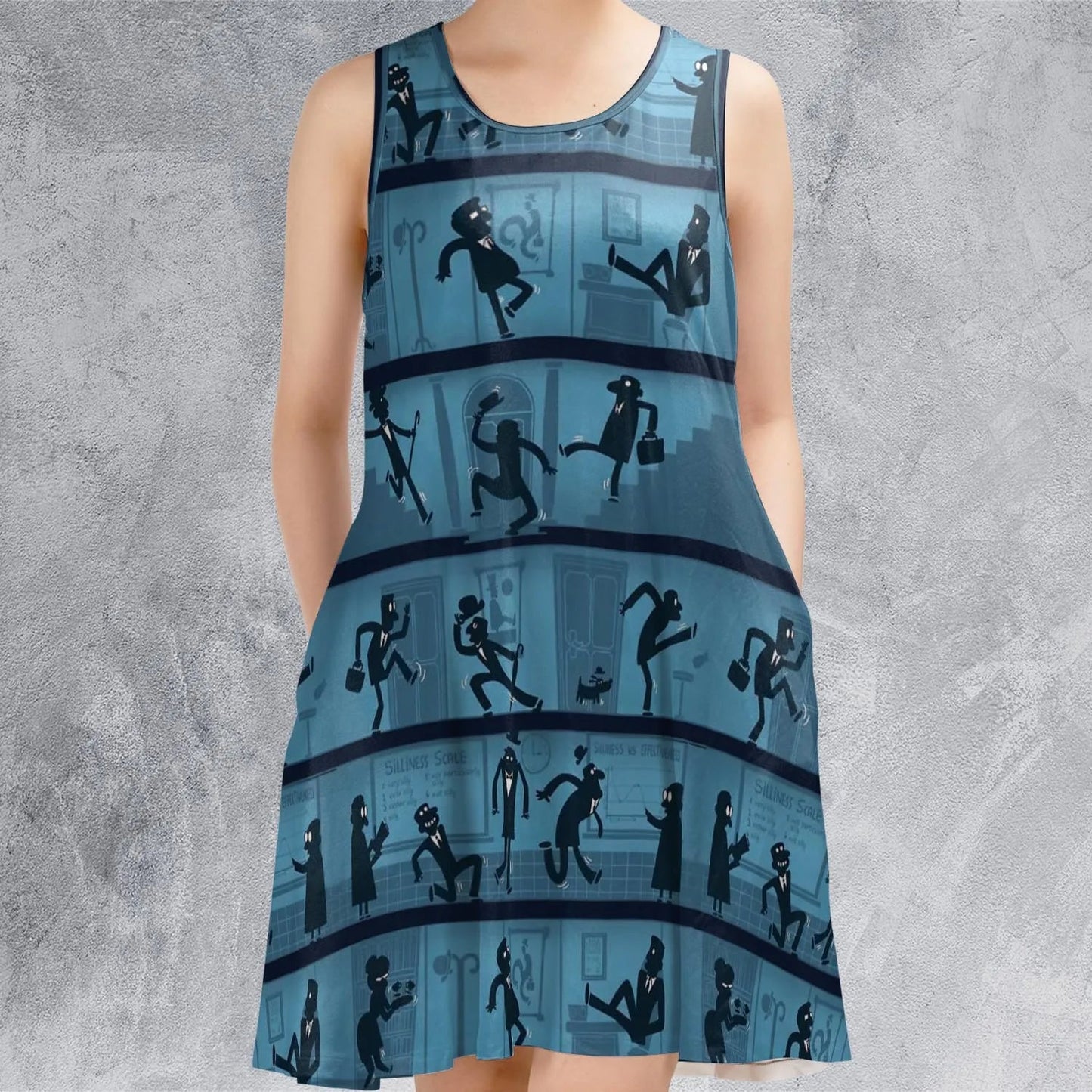 Casual Sleeveless Dress - XE5F8YEH