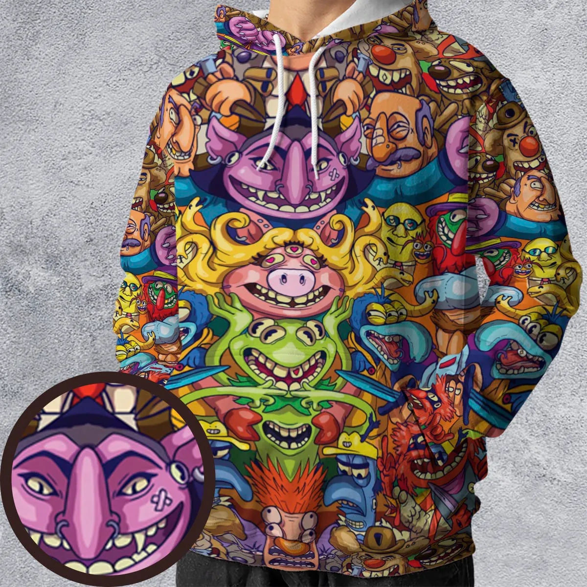 Full Print Hoodie - 17JMMK3Z