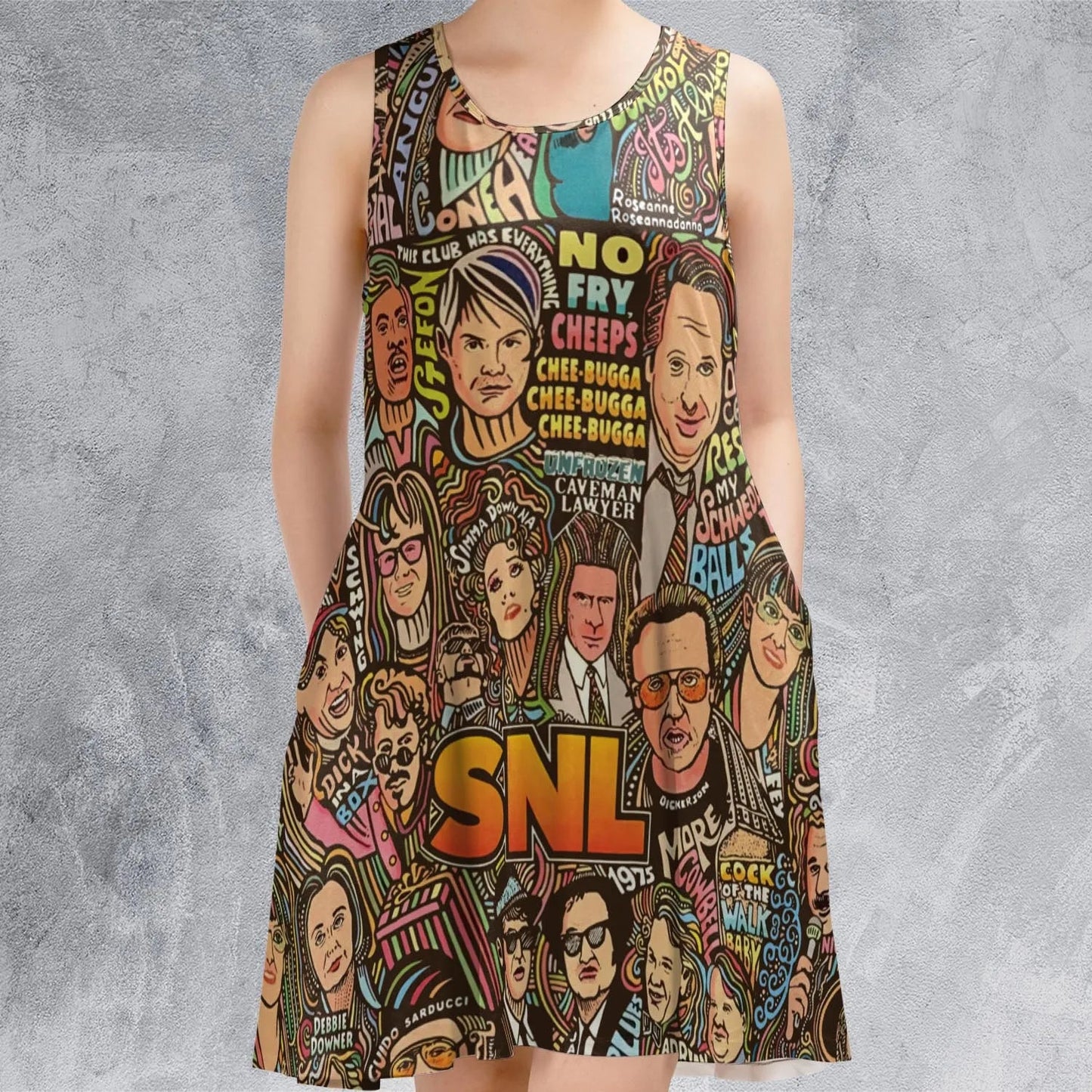 Casual Sleeveless Dress - 2YP5F86M