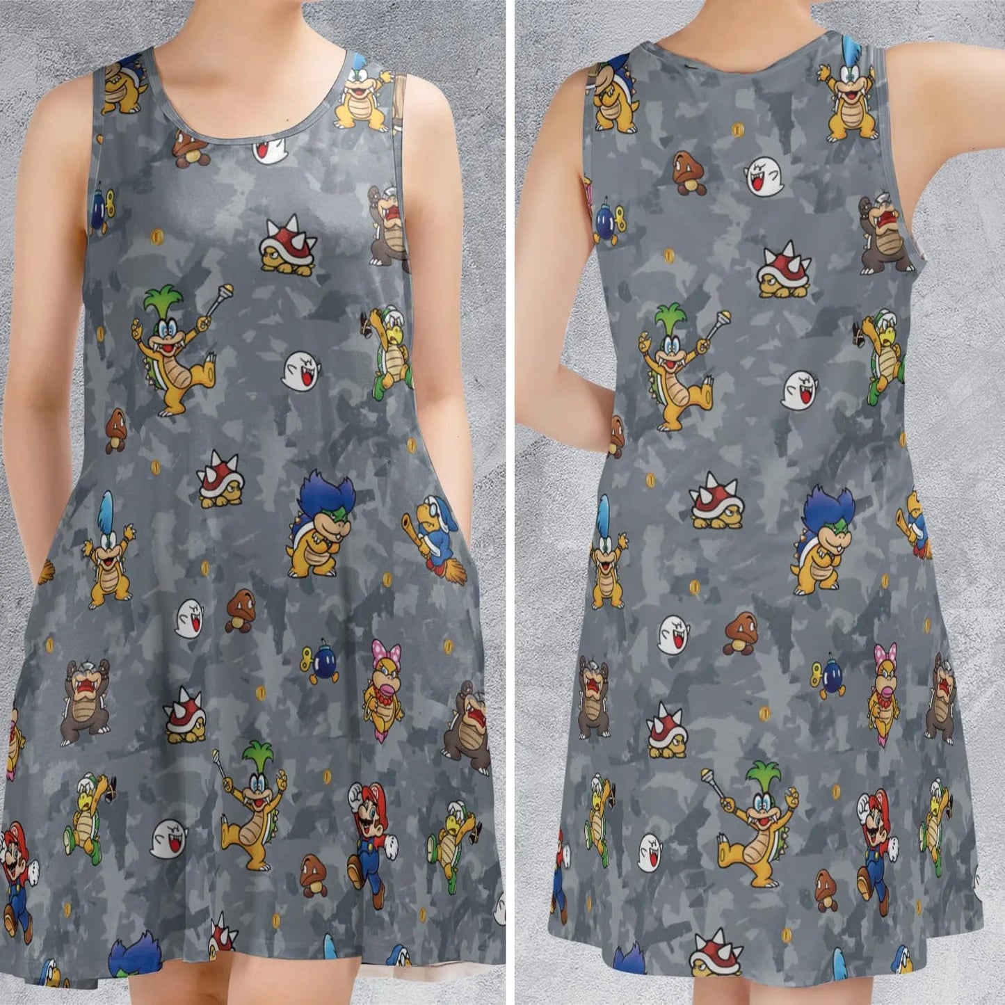 Casual Sleeveless Dress - 1N3RKBPK