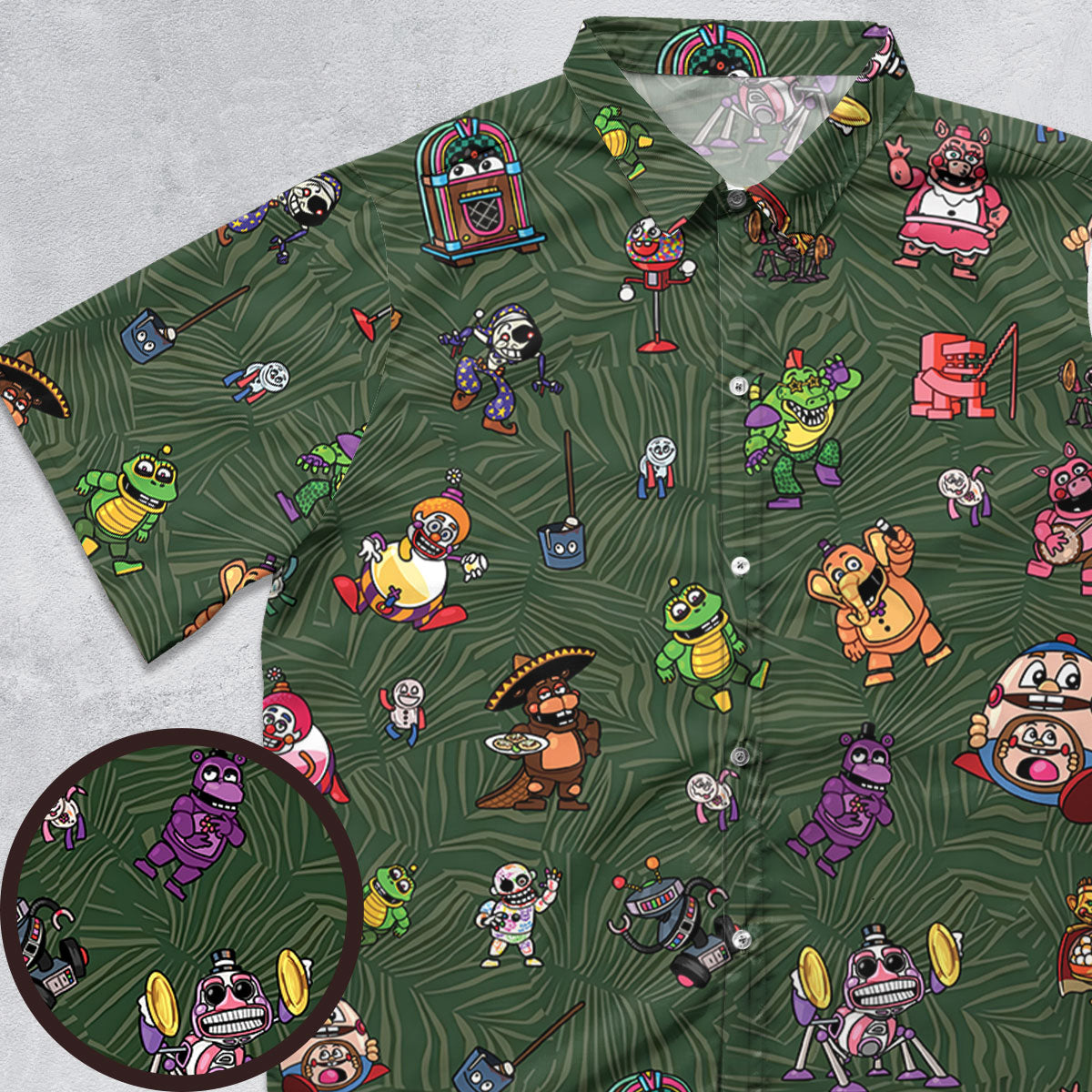 Short Sleeve Button Shirt - FM2BUMBX