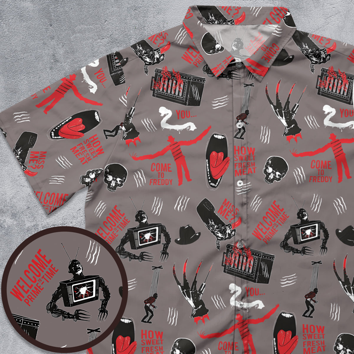 Short Sleeve Button Shirt - 264A1ZML