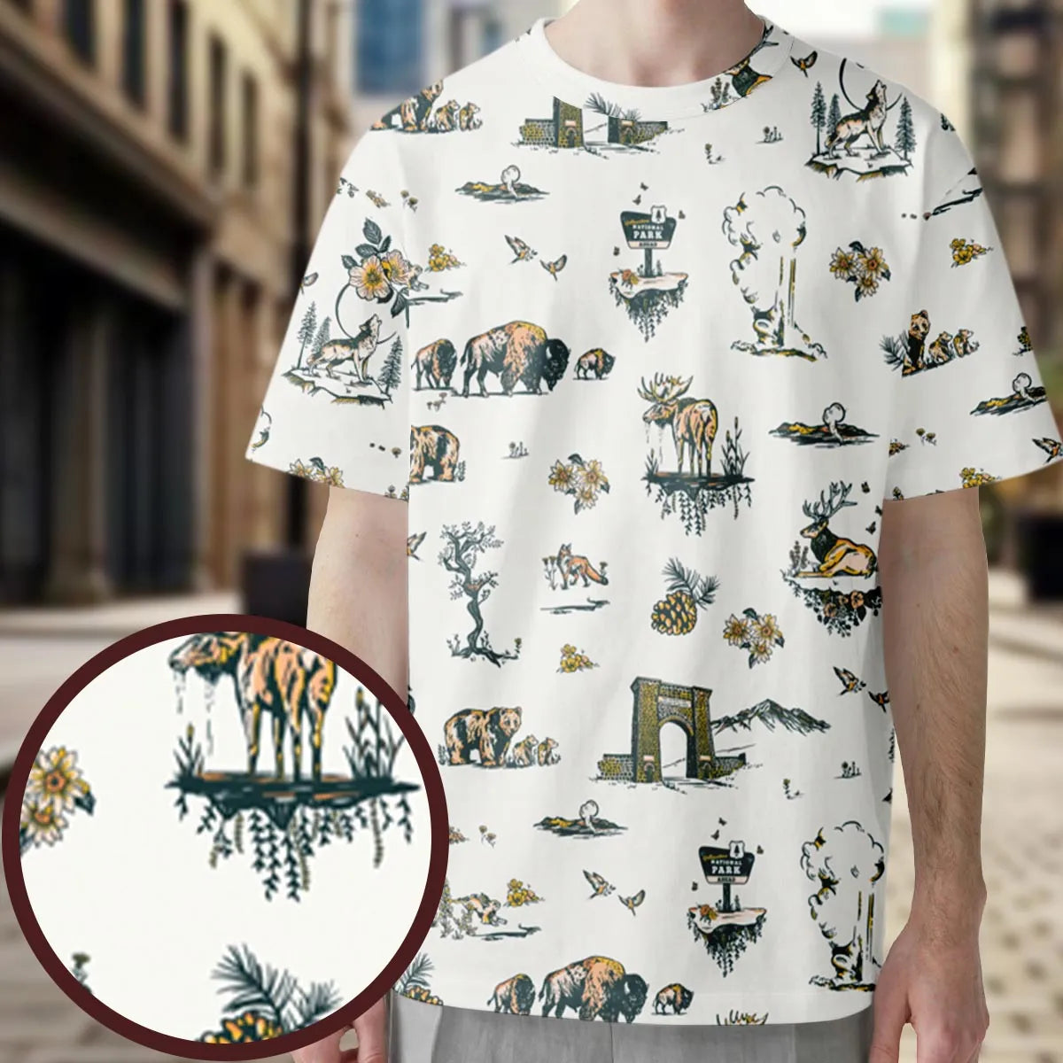 Full Print T-Shirt - 8R36K1VT