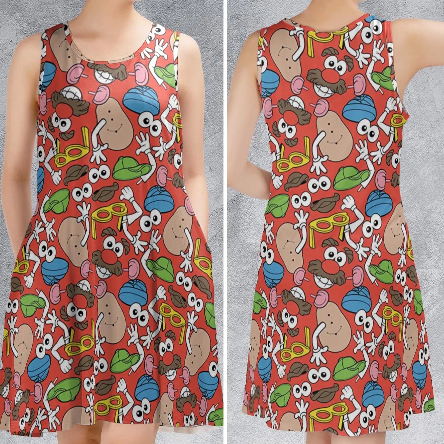 Casual Sleeveless Dress - ZK78ZKPB