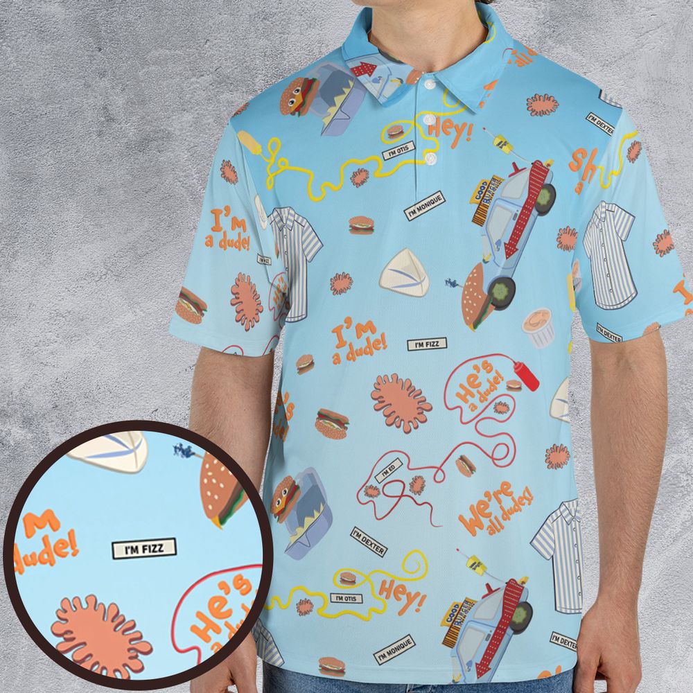 AOP Men/Women Polo Shirt - T1YPTNNC -  - 1