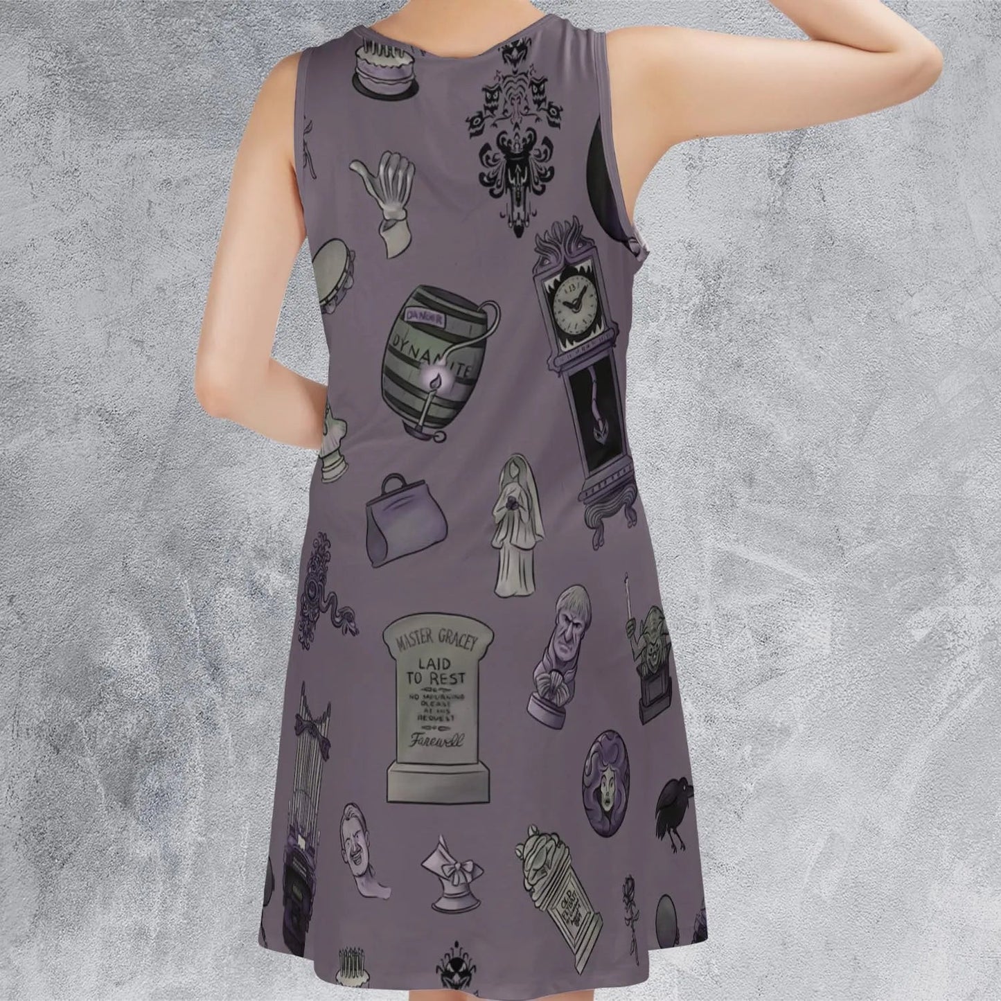 Casual Sleeveless Dress - QQC84TEY