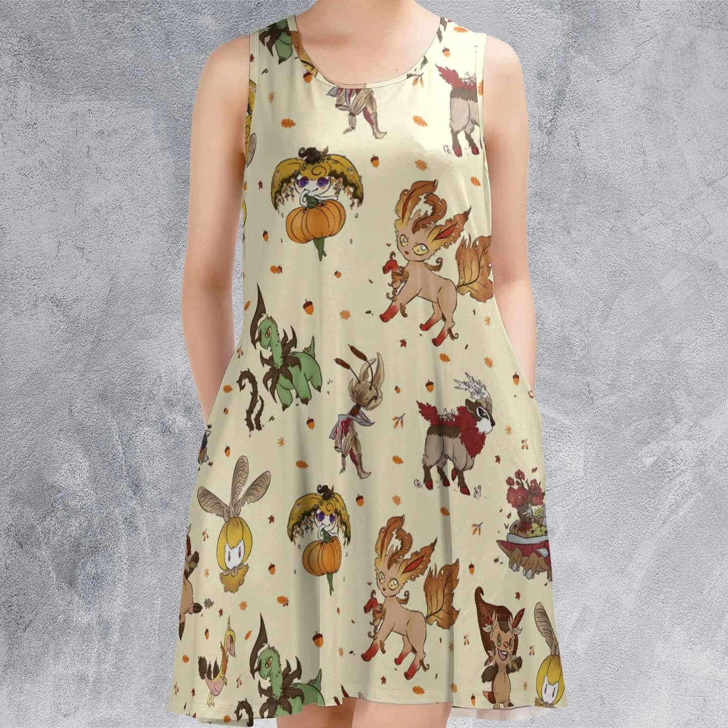 Casual Sleeveless Dress - ZQRTUZ4Q