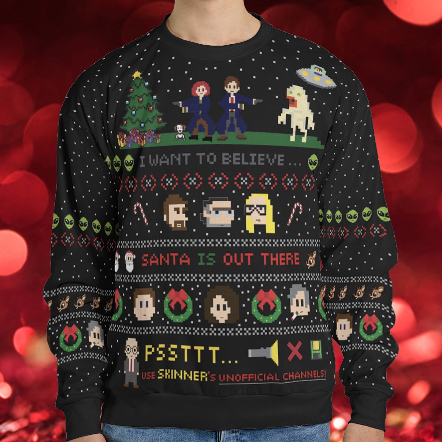 Ugly Christmas Sweatshirt - N2M6W9P3