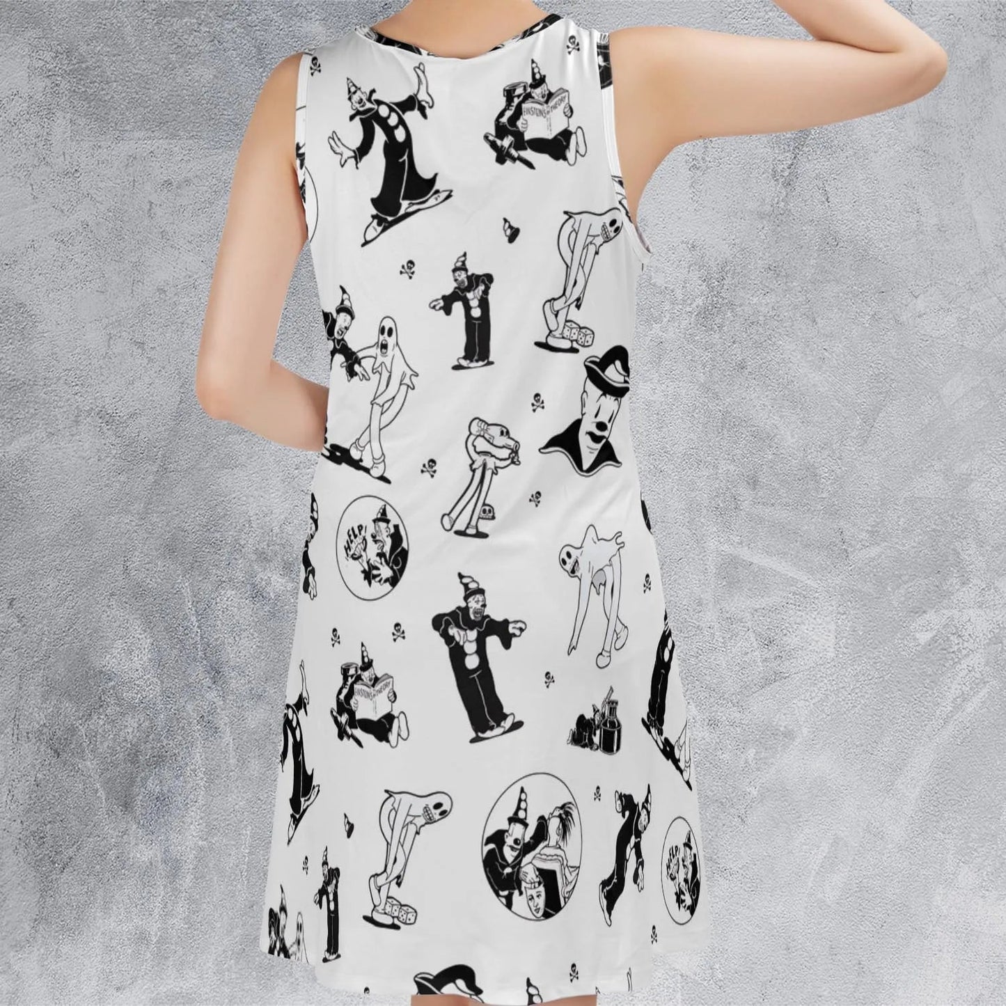 Casual Sleeveless Dress - BZXEW7HG