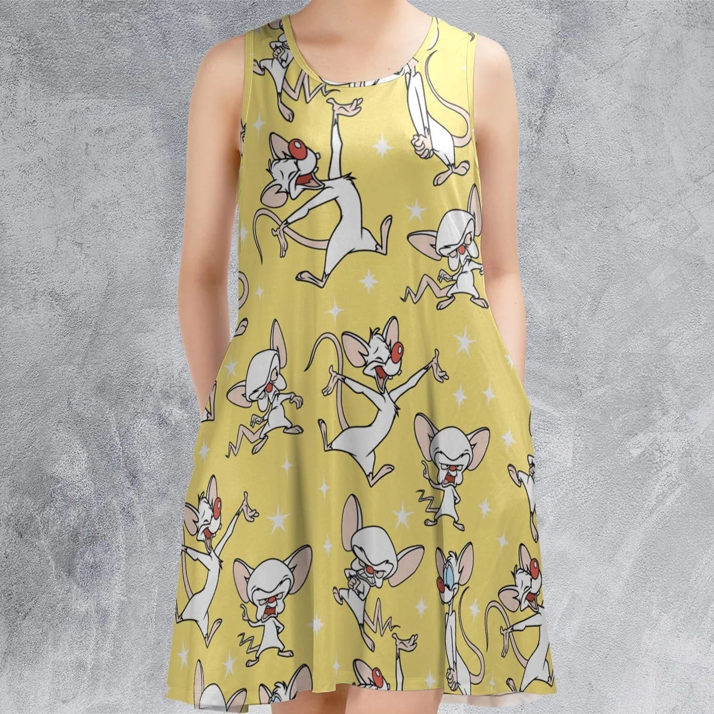 Casual Sleeveless Dress - 31JYRG82
