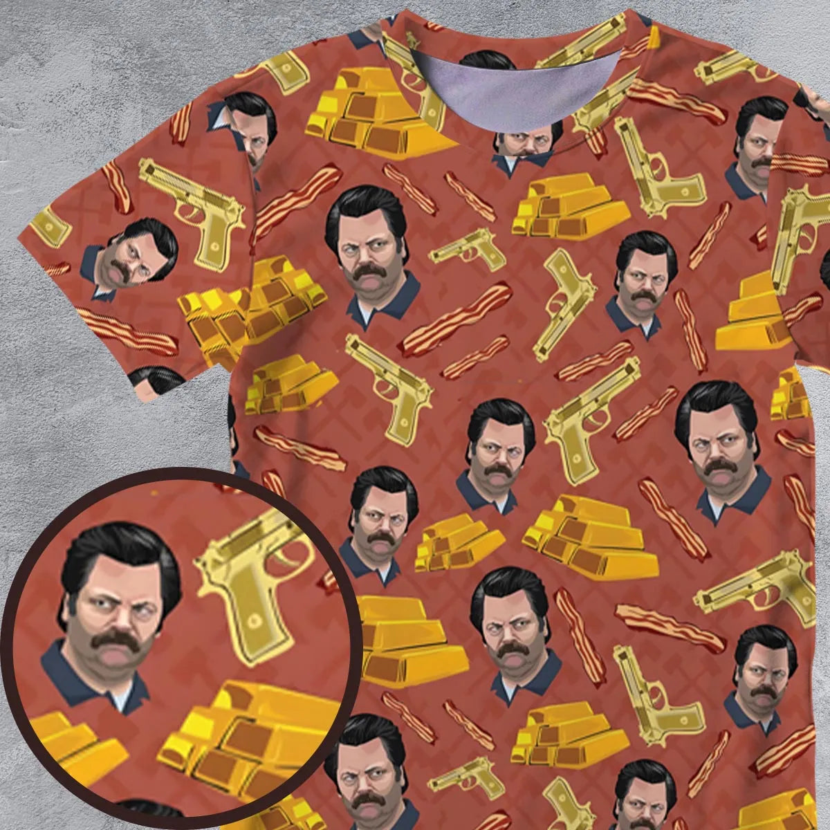 Full Print T-Shirt - KADKGZTP