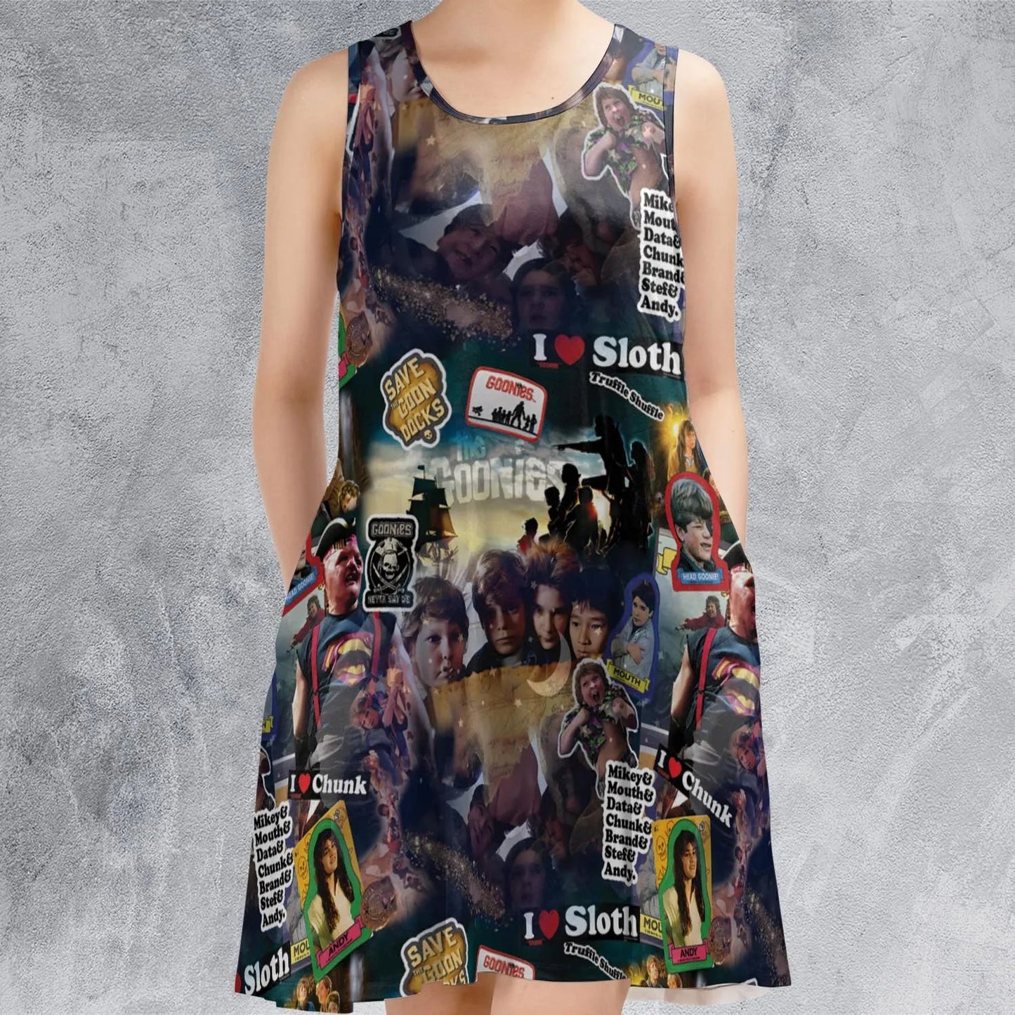 Casual Sleeveless Dress - NQDYU5RN