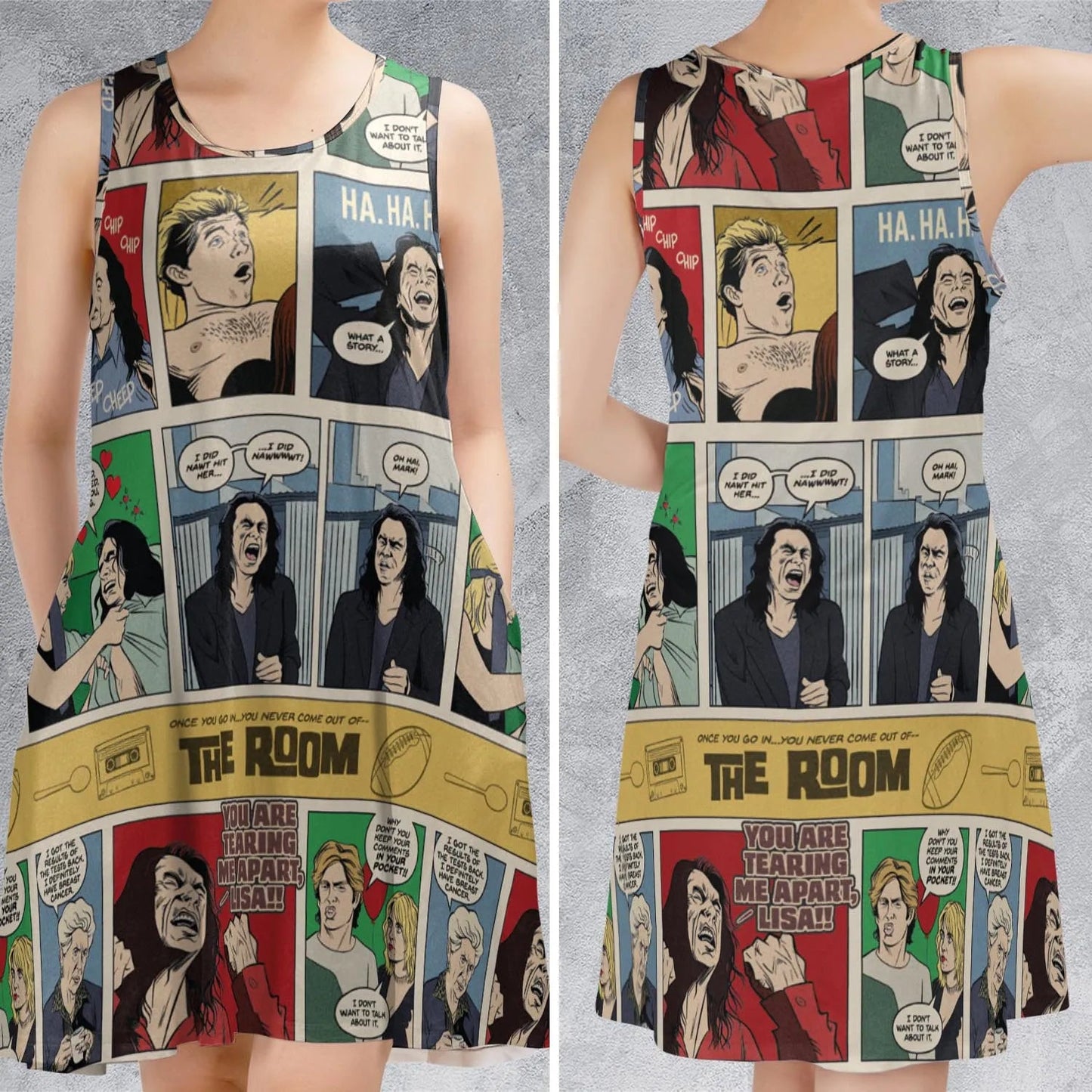 Casual Sleeveless Dress - YAT8FRDZ