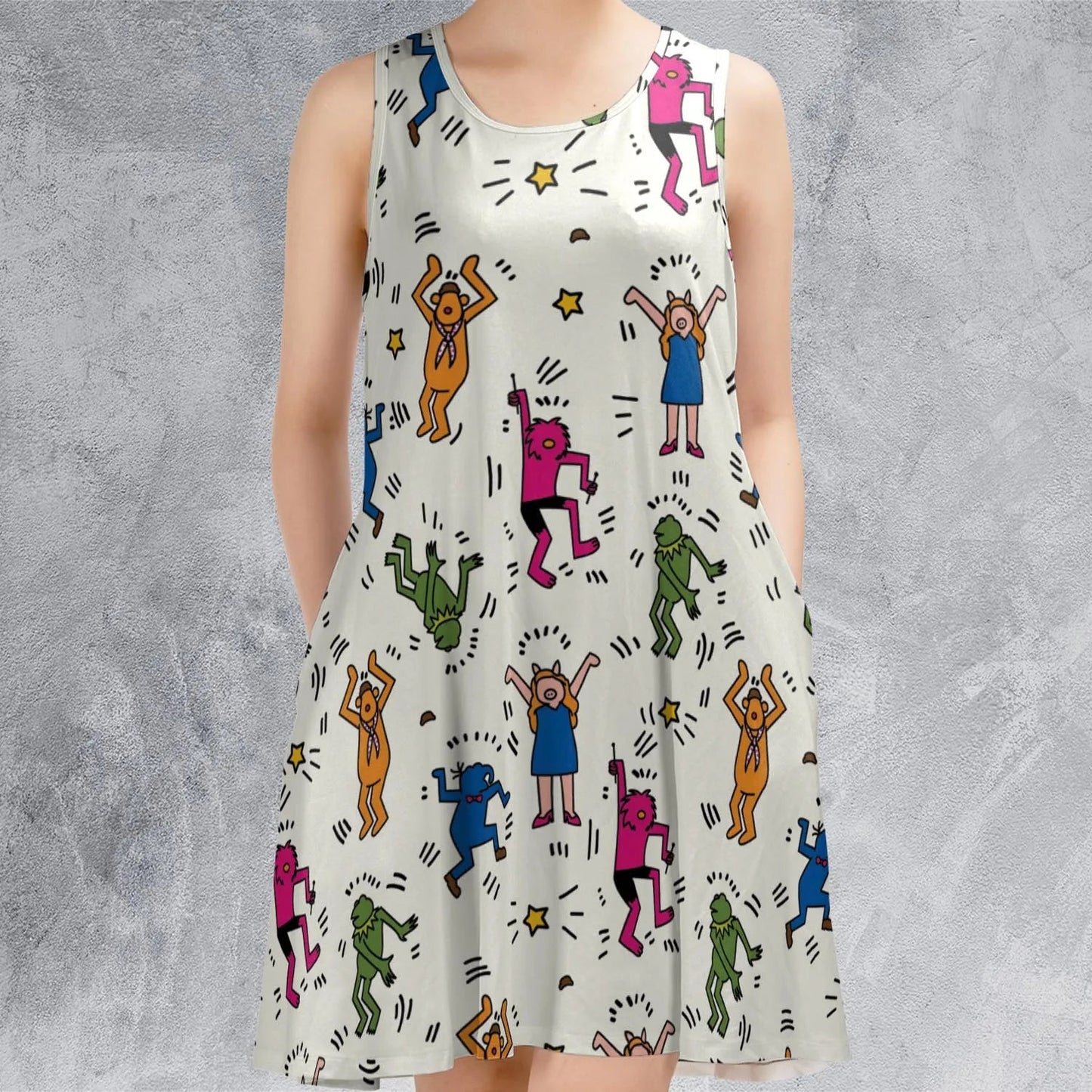Casual Sleeveless Dress - 8PNNPLA5