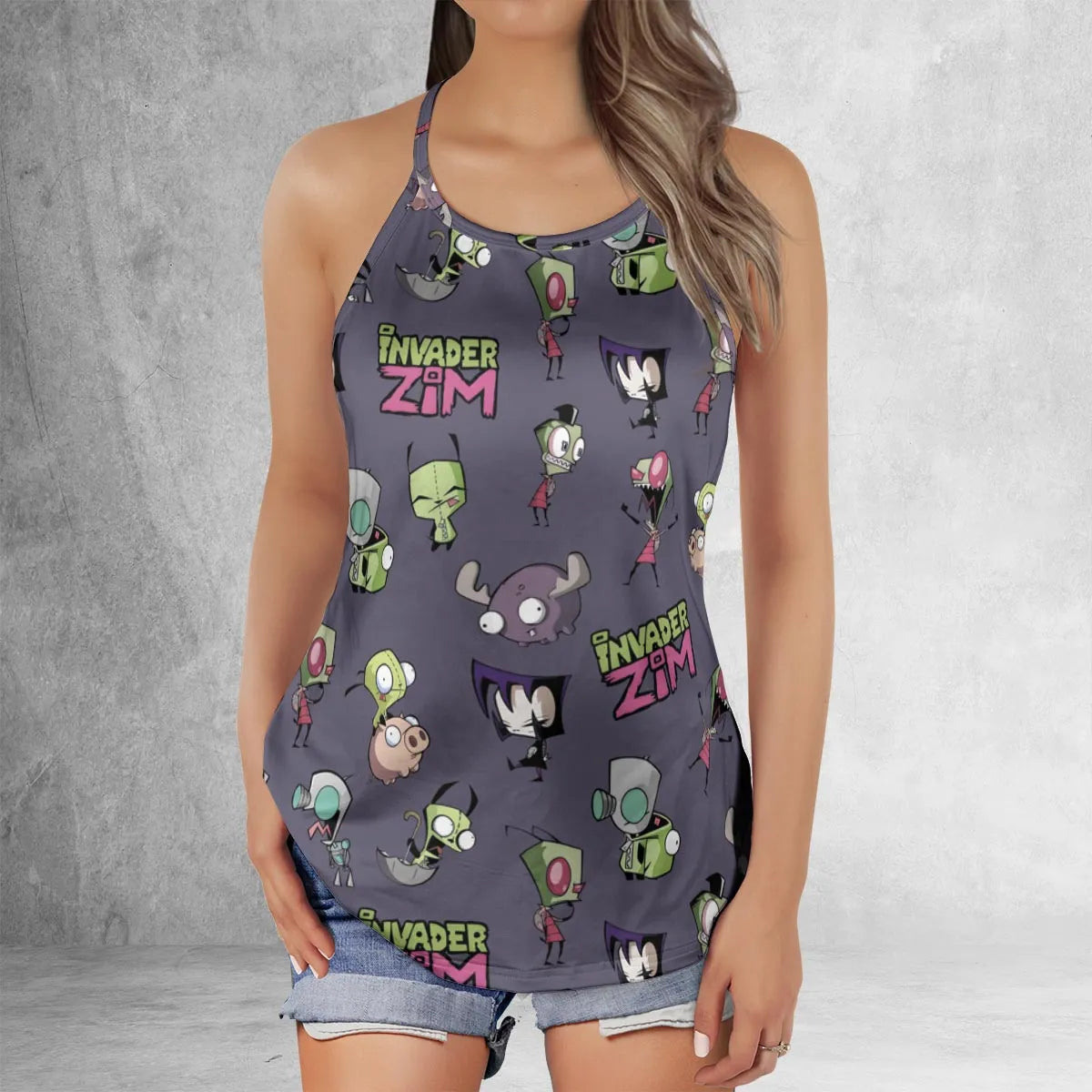 Lattice Back Tank Top - 5EVKSCCM