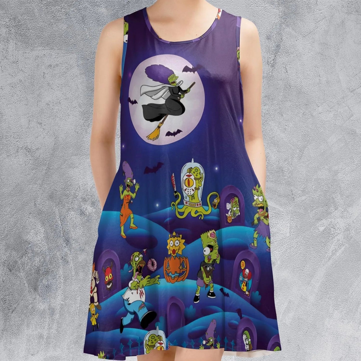 Casual Sleeveless Dress - 2VMQFJ96