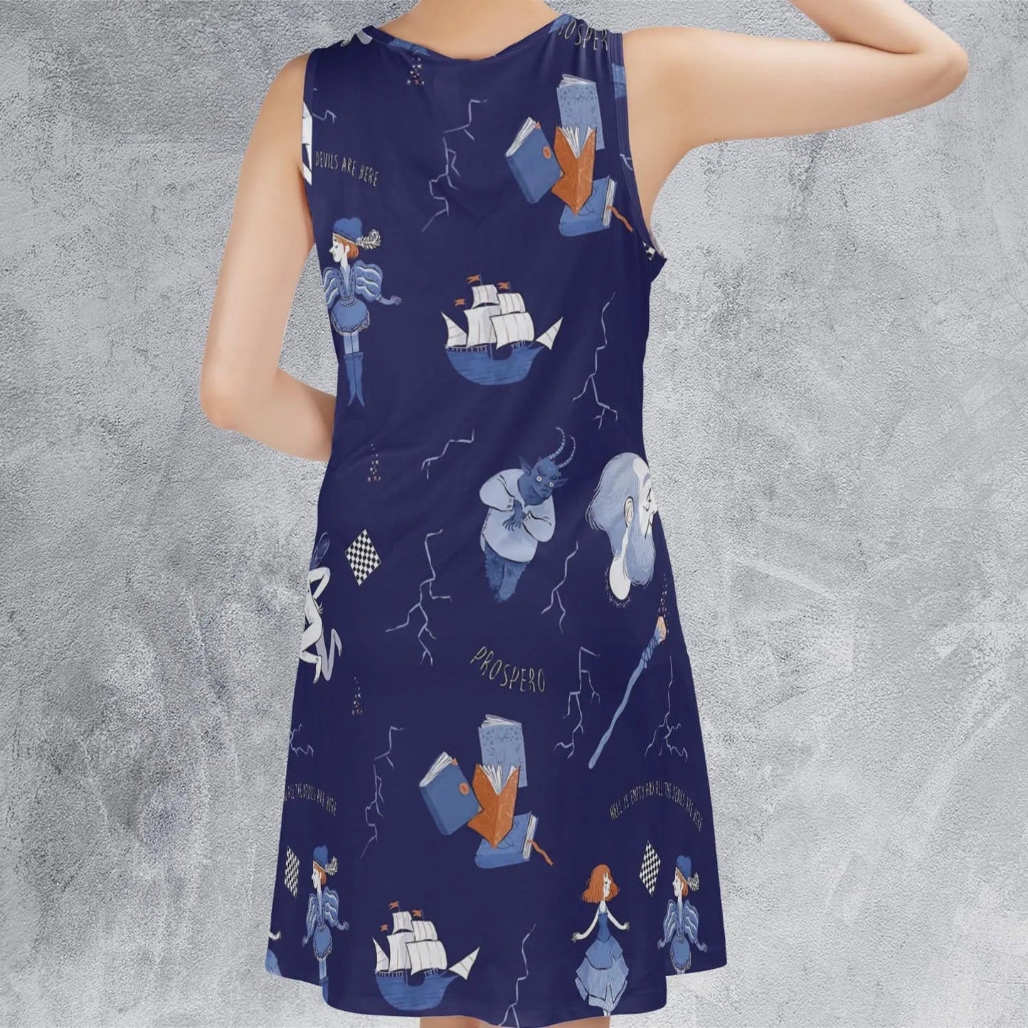 Casual Sleeveless Dress - 7MZM5DWA