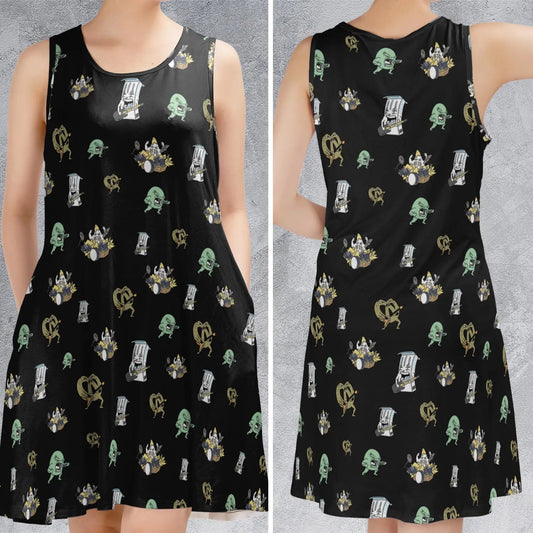 Casual Sleeveless Dress - BR9Z5WZJ