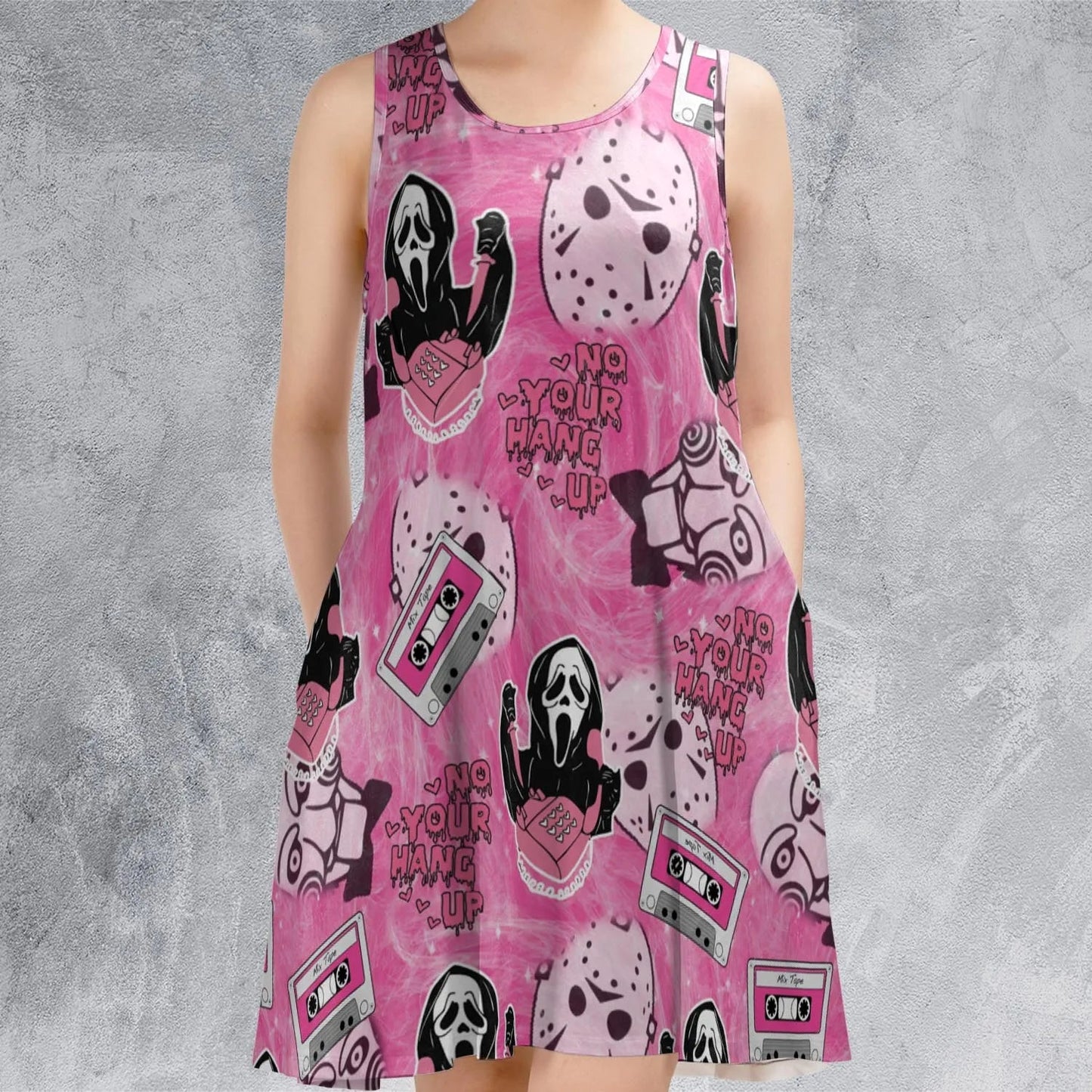Casual Sleeveless Dress - ZANFDLEE