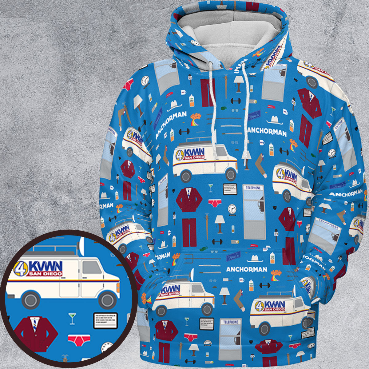Full Print Hoodie - QN8FV4WN