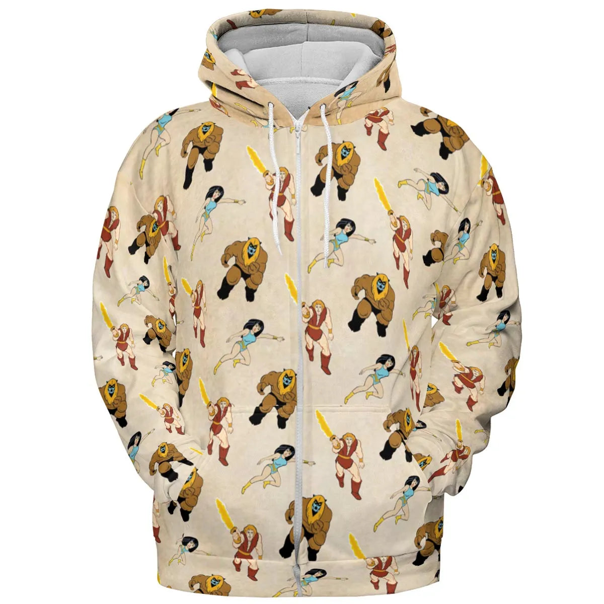 Full Print Hoodie - DEGEEQEF