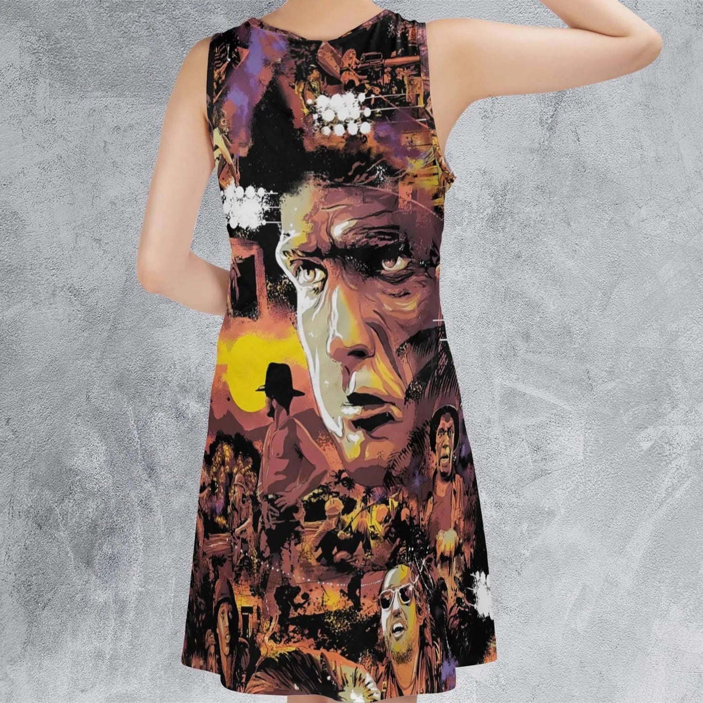 Casual Sleeveless Dress - MCE9XW7Q