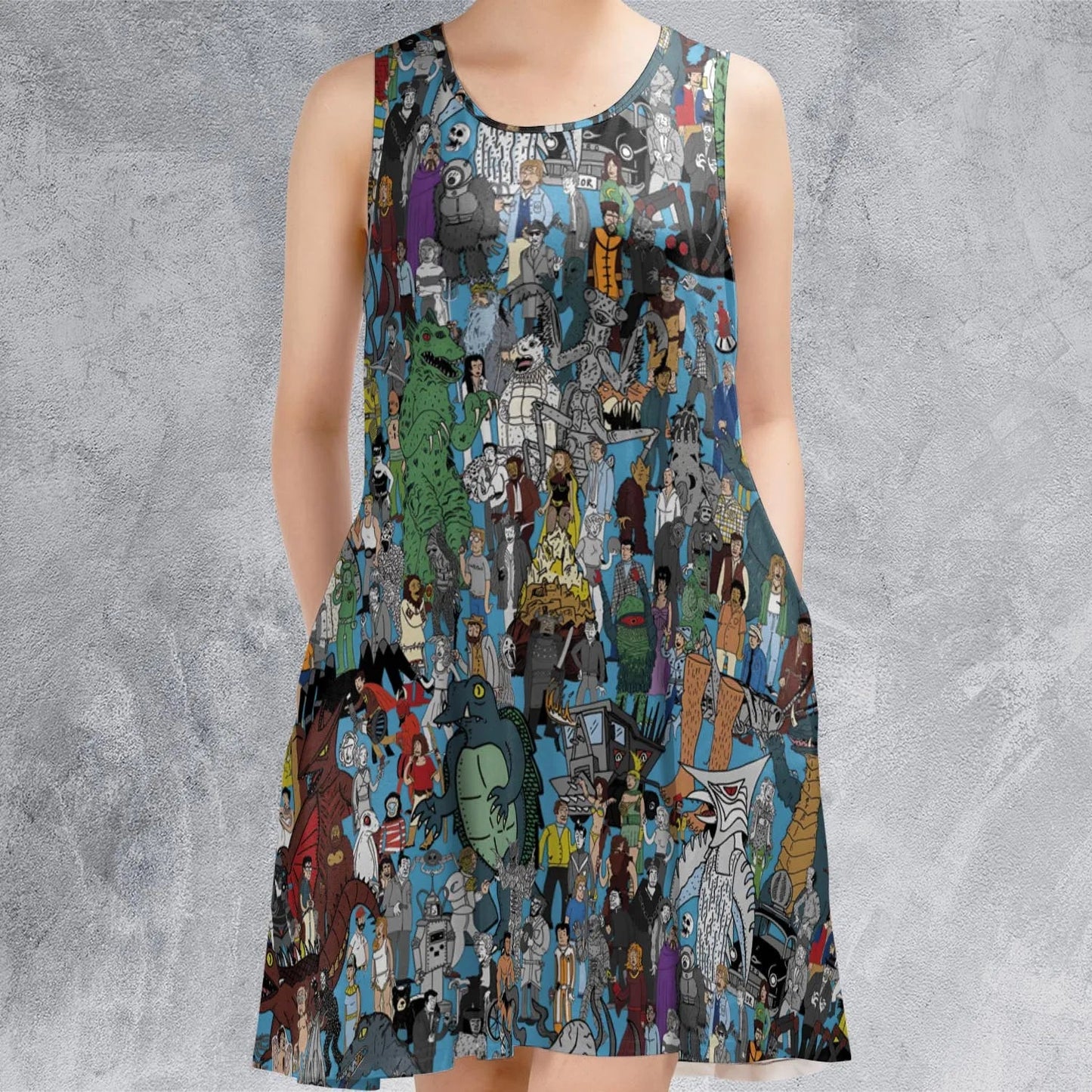 Casual Sleeveless Dress - 4S441ZGG