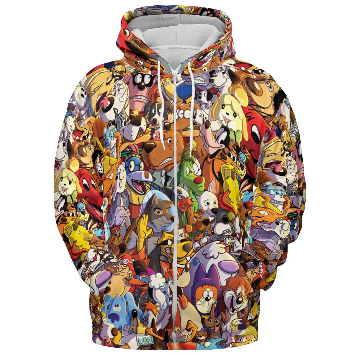 Full Print Hoodie - 1P2N3K1Z