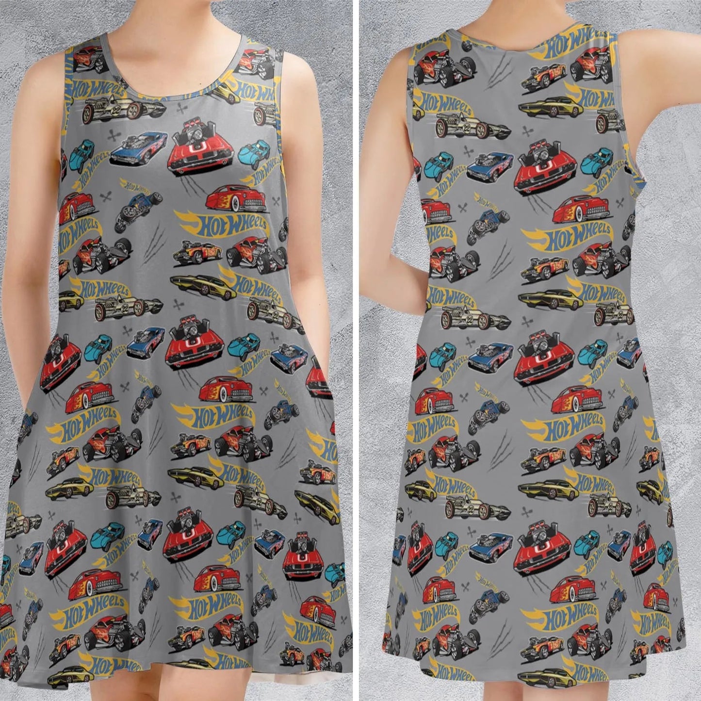 Casual Sleeveless Dress - XKBE2H4G