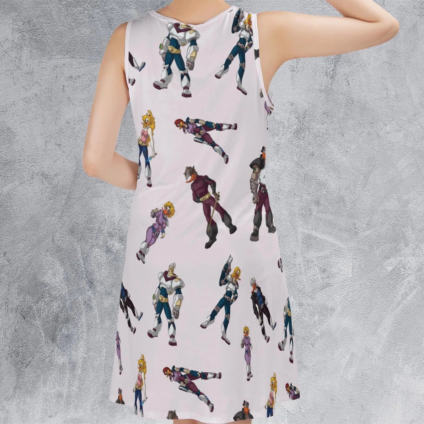 Casual Sleeveless Dress - F9KTZY49