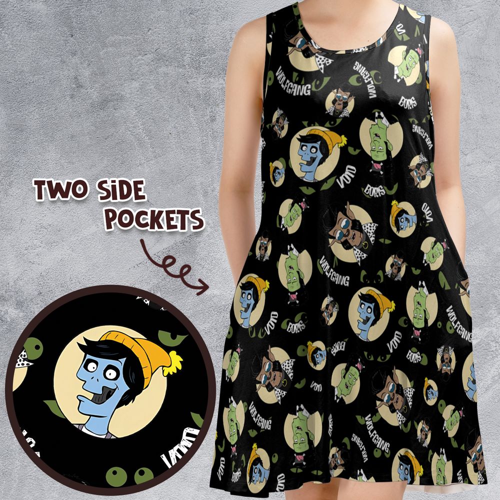 Sleeveless Dress - 14BT5LPD -  - 1