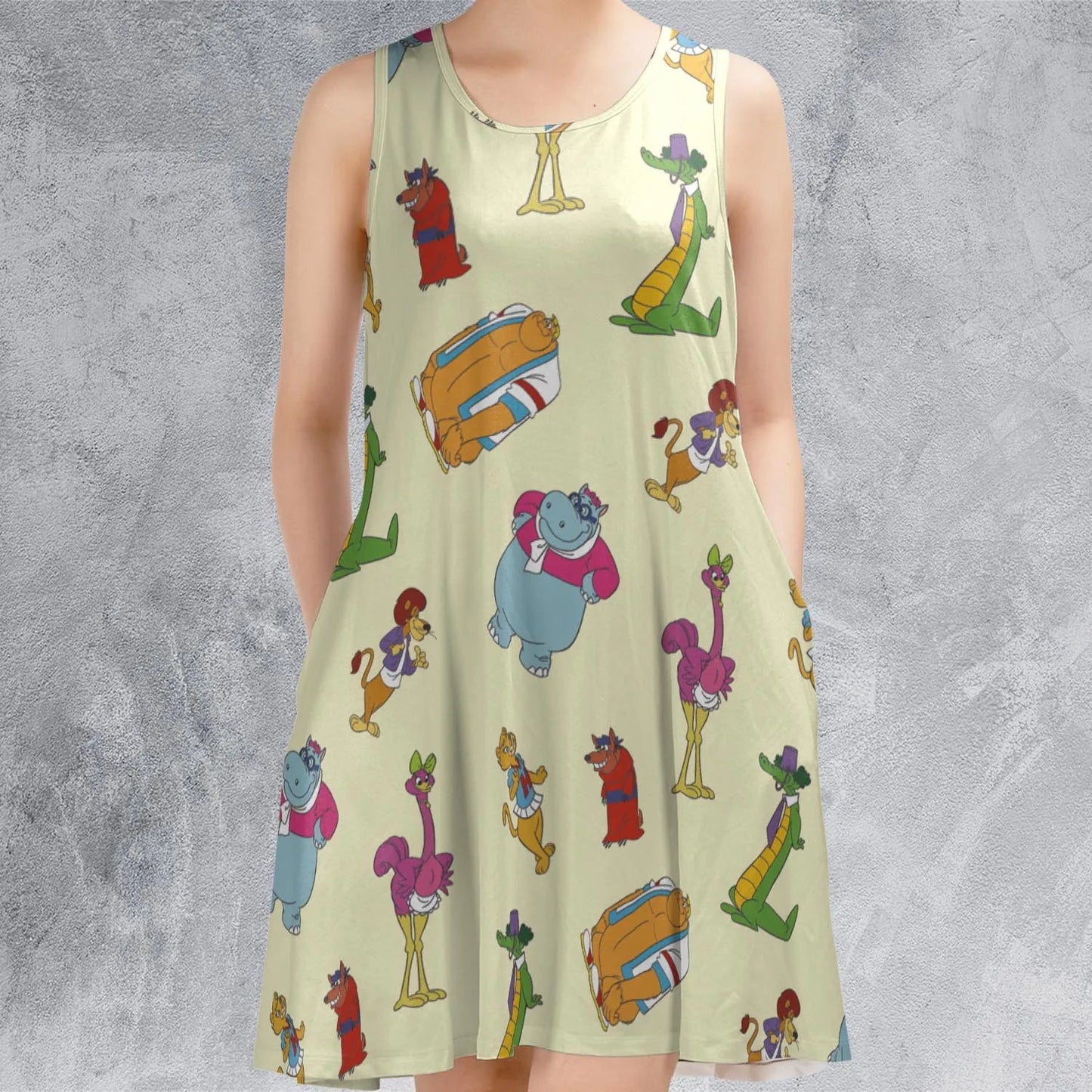 Casual Sleeveless Dress - JF9Z5RE7