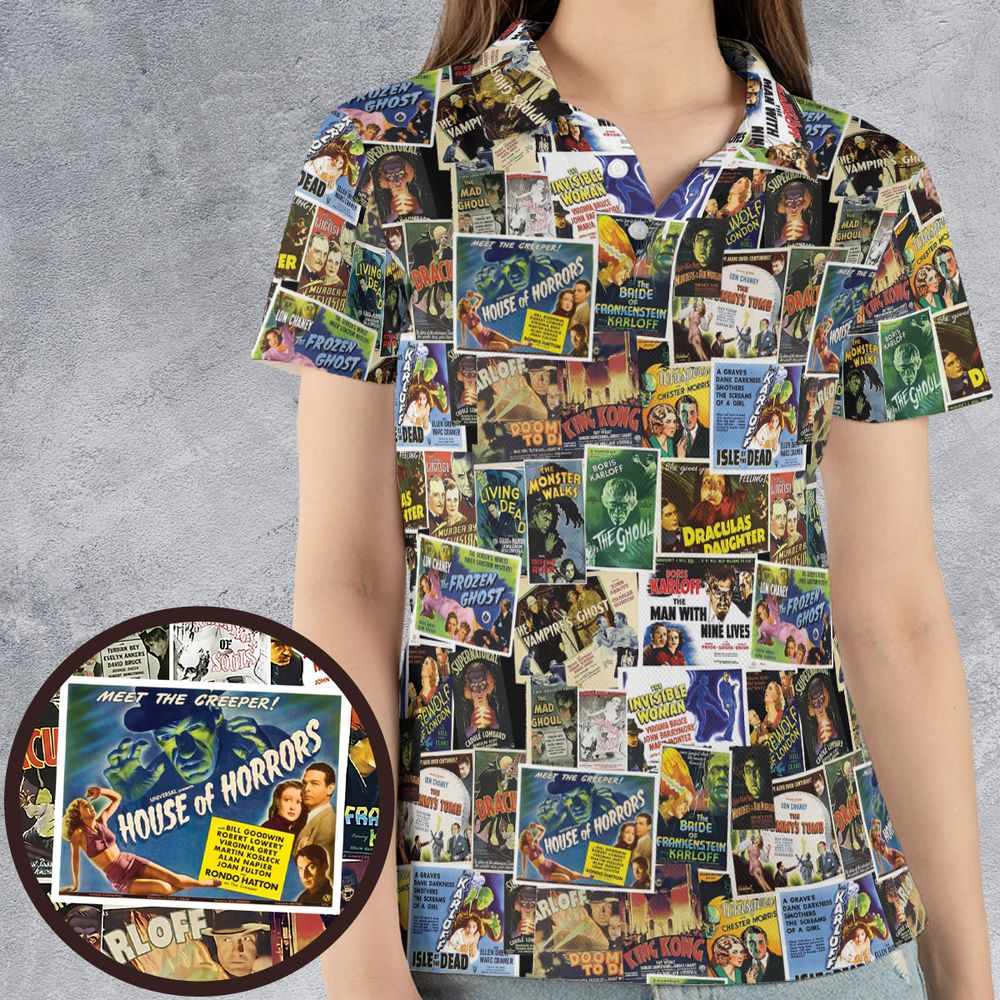 AOP Men/Women Polo Shirt - 96PJBWNB -  - 4