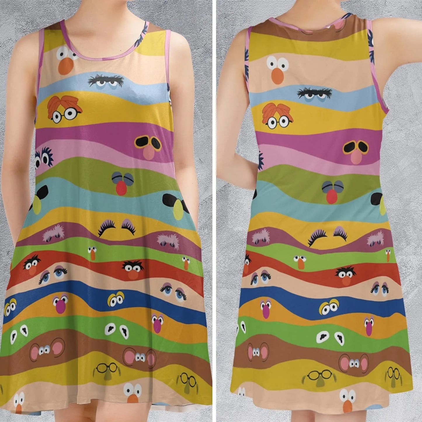 Casual Sleeveless Dress - 9EGTMA9D