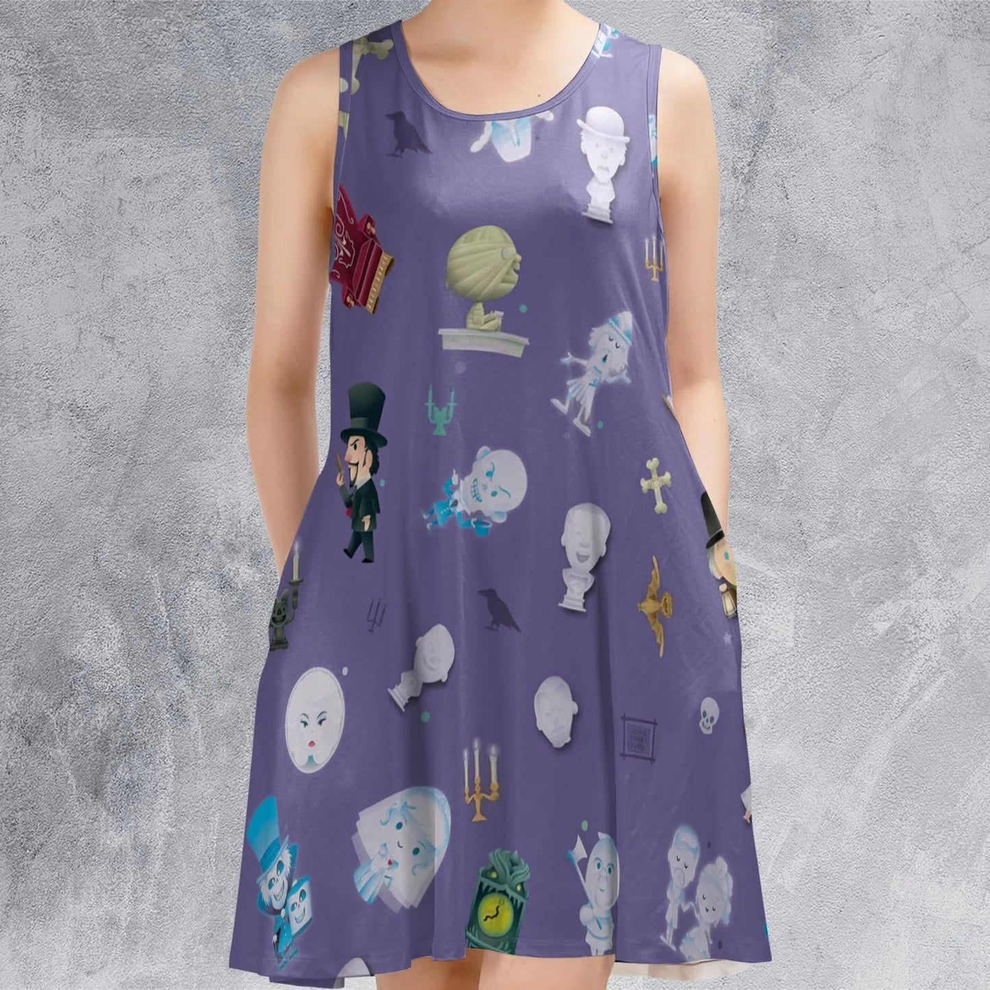 Casual Sleeveless Dress - VNUD2JGK