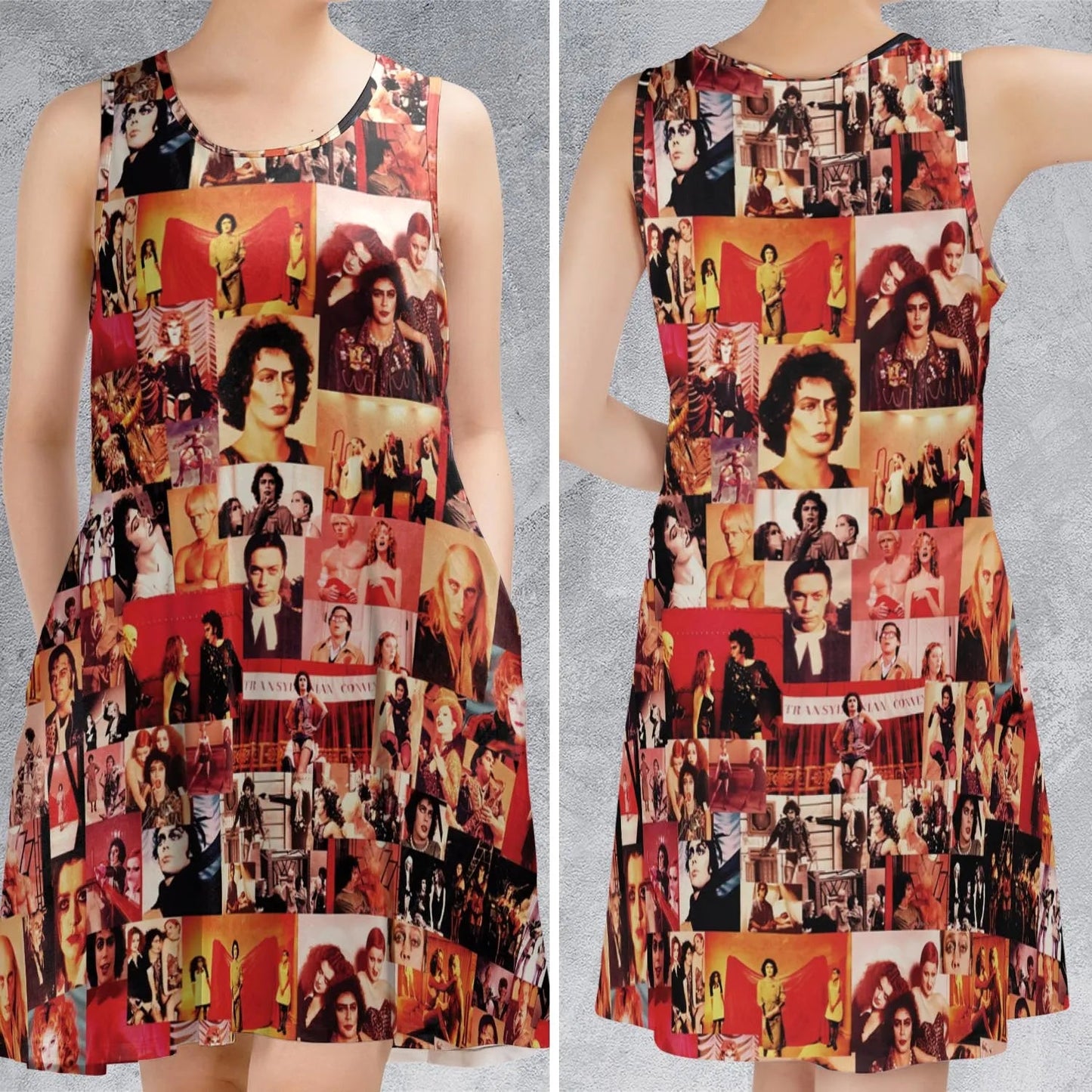 Casual Sleeveless Dress - 7HMTFDDY