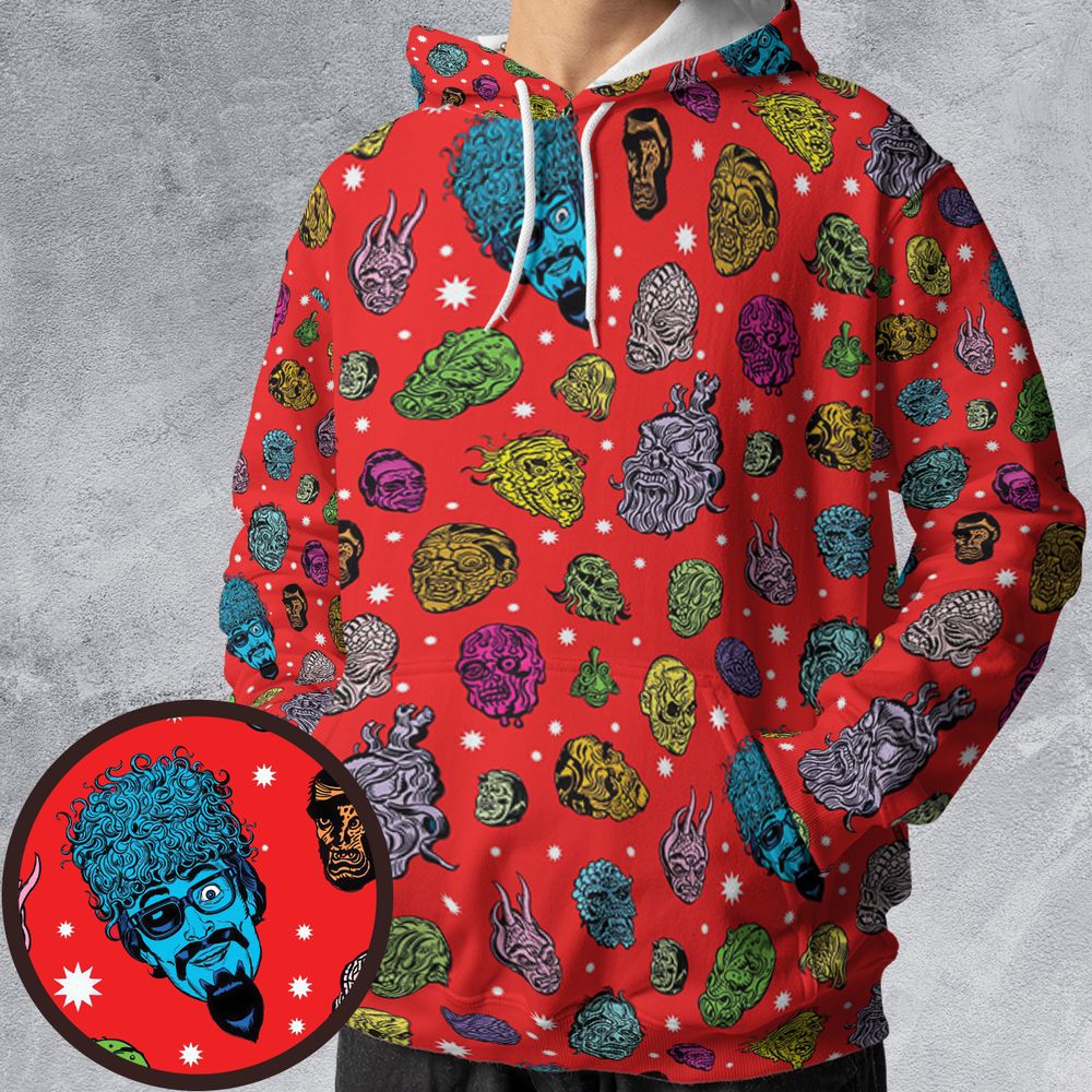 All-over Print Hoodie - F7B7CD9W -  - 1