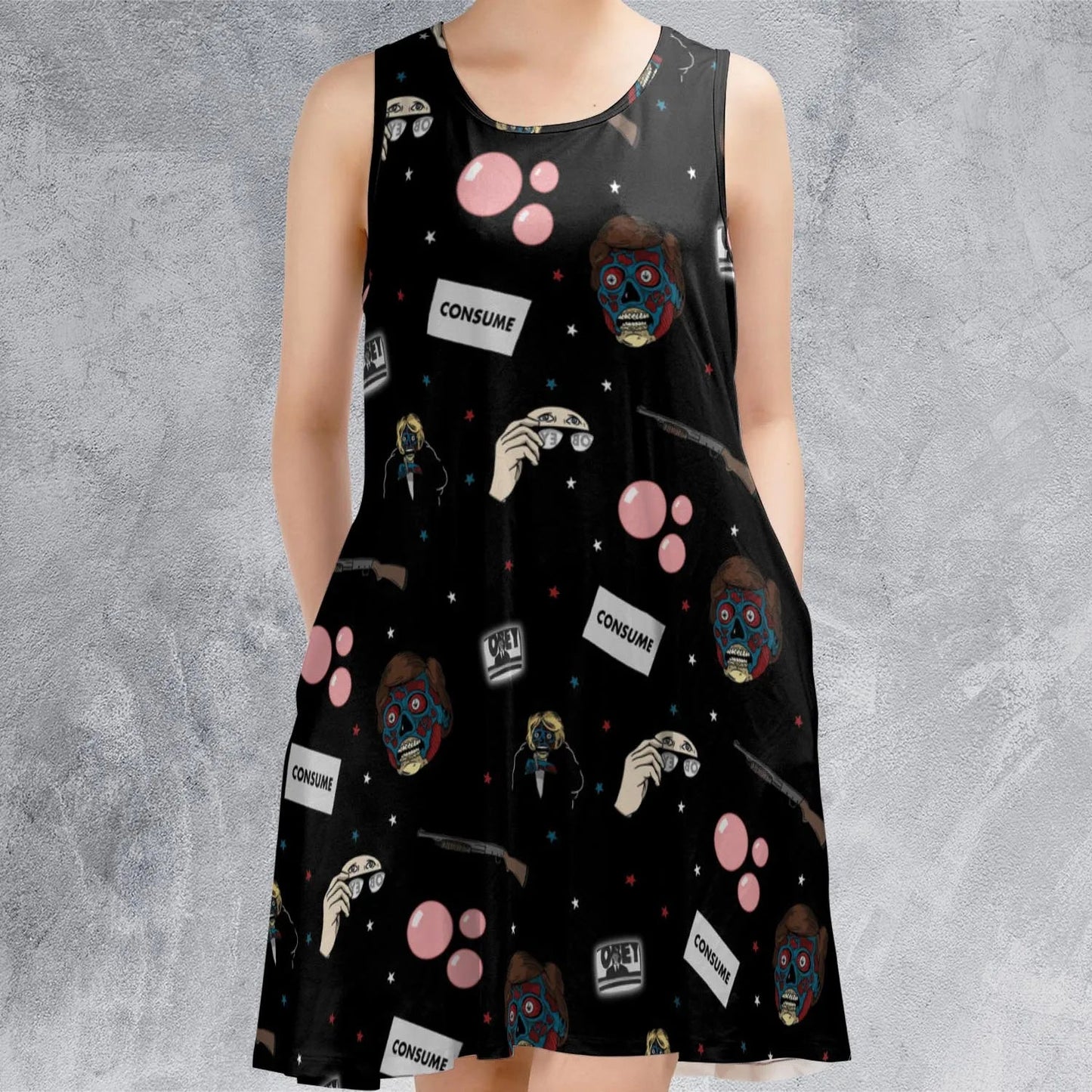 Casual Sleeveless Dress - VZ7HAVTE