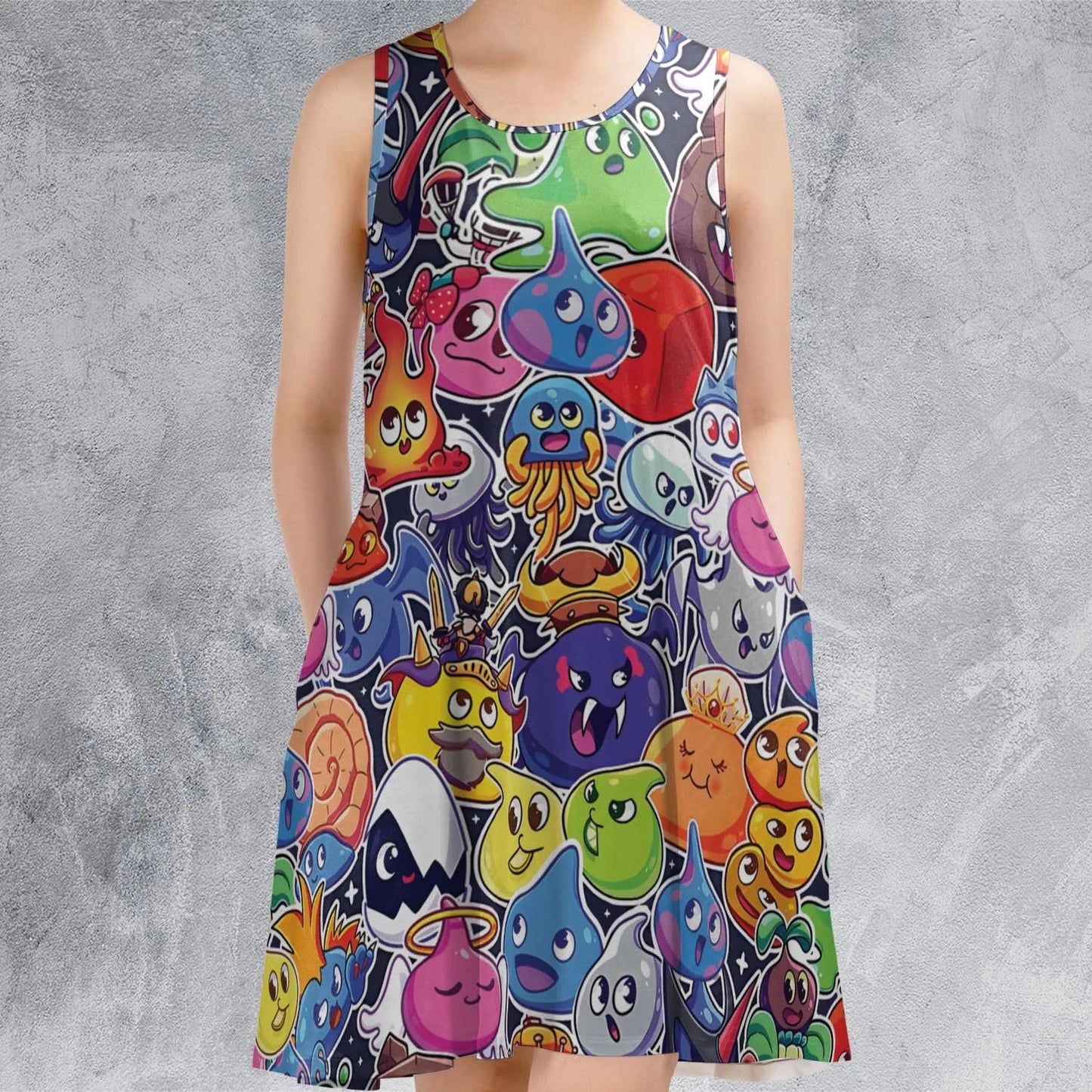 Casual Sleeveless Dress - 22AR6NPR