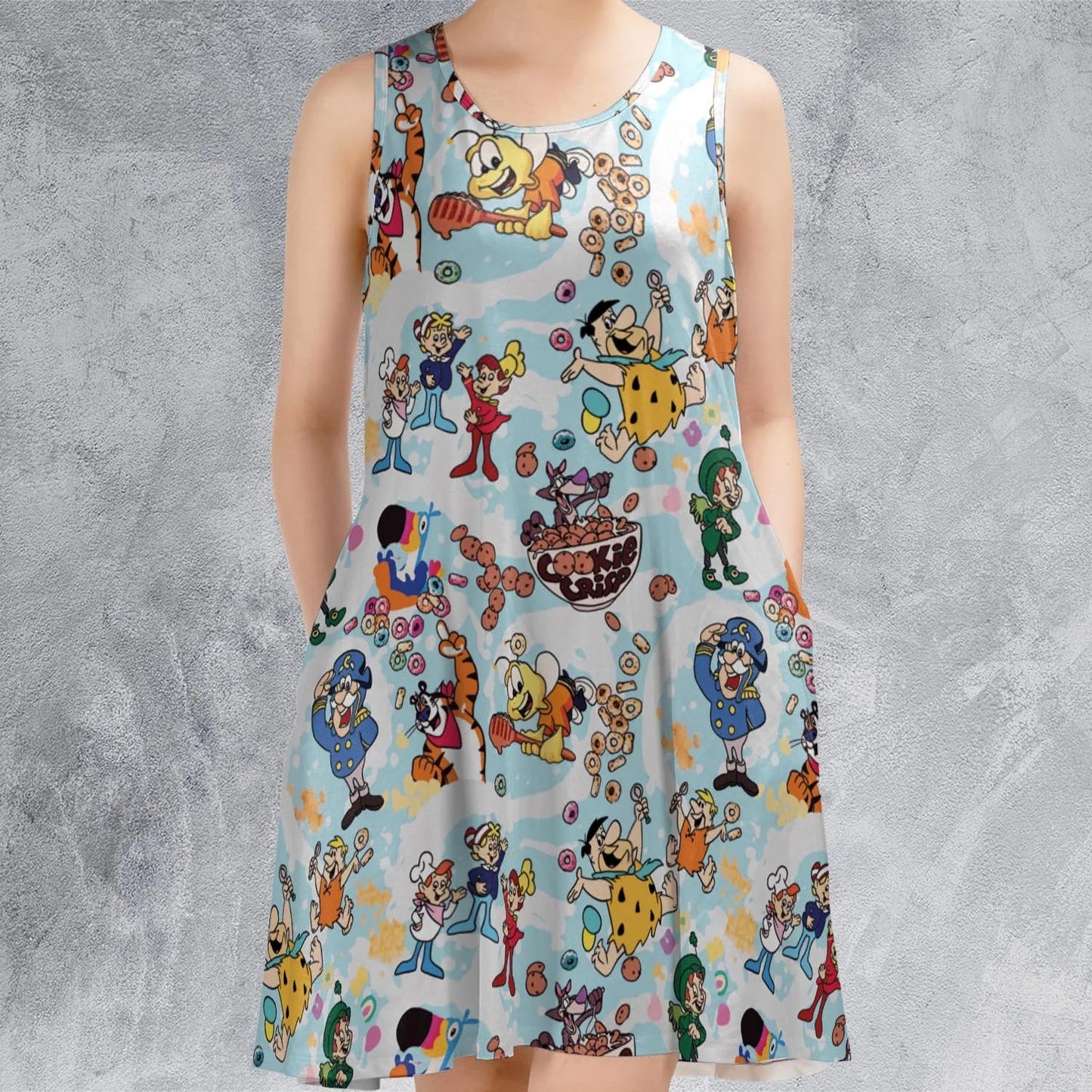 Casual Sleeveless Dress - V4L55D3V