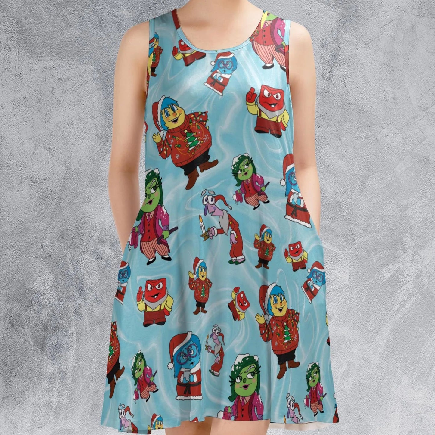 Casual Sleeveless Dress - 5SETY81G