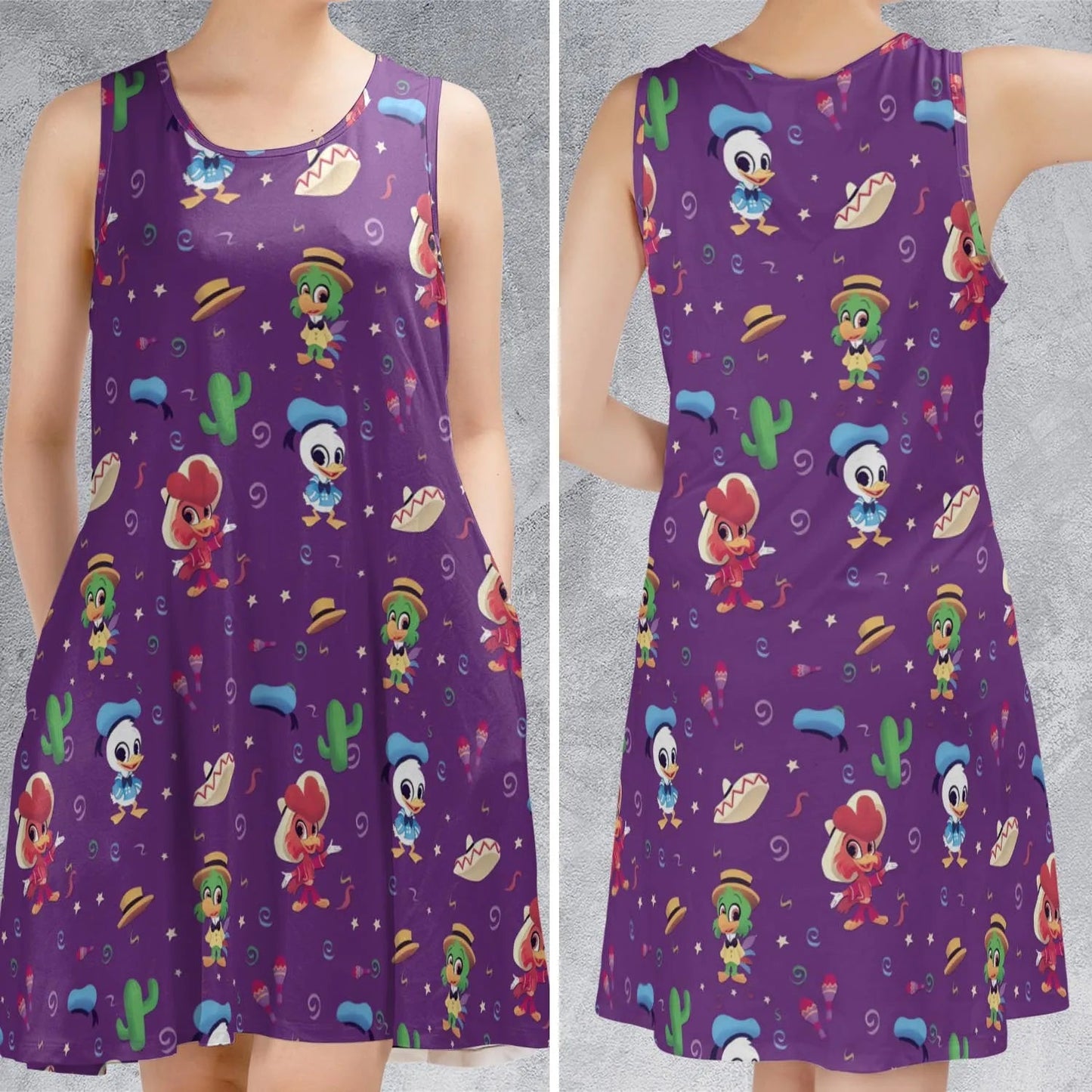 Casual Sleeveless Dress - N7CSRFRJ